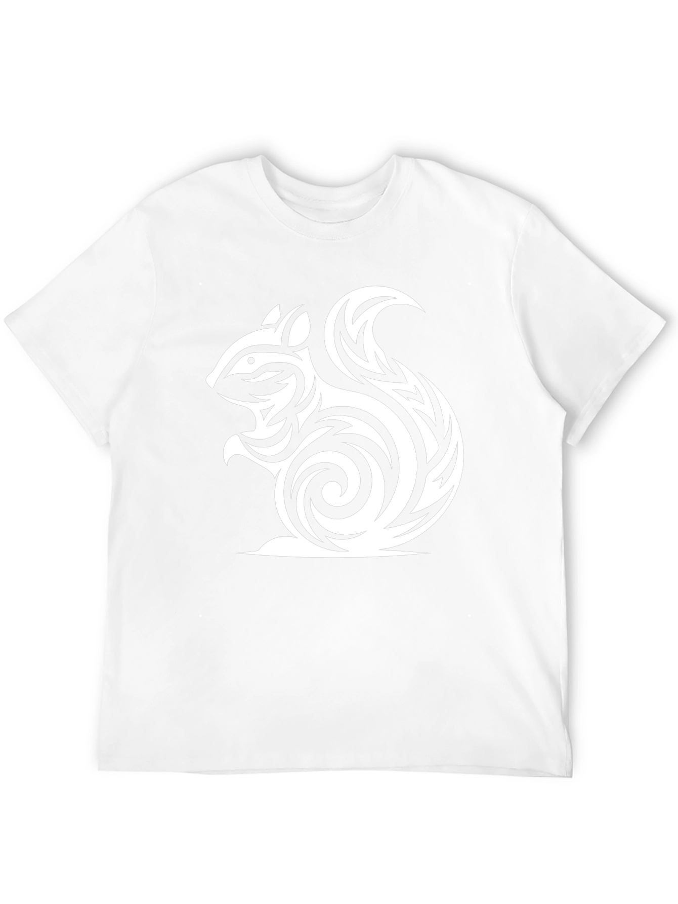 Tribal Squirrel Graphic Tee - Cool Casual Style