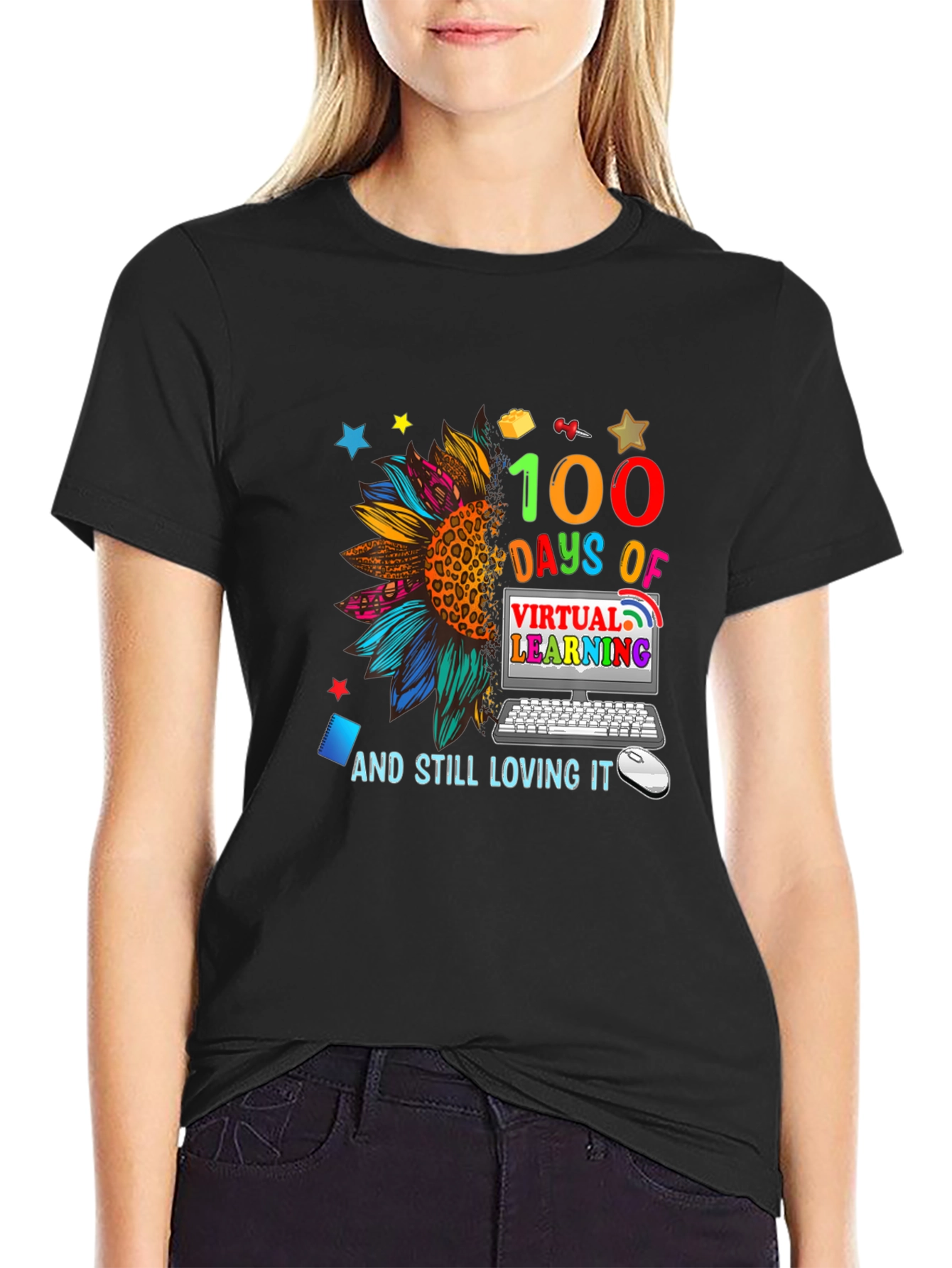 100 Days Virtual Learning T-Shirt