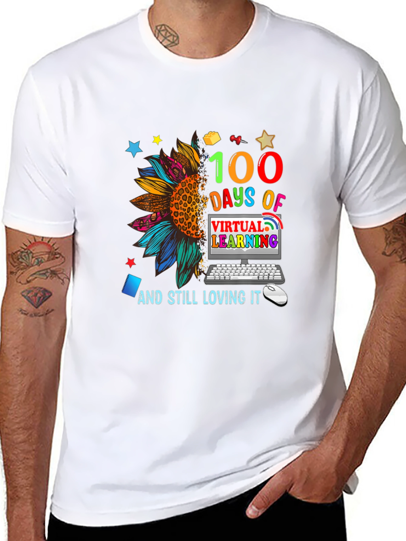 100 Days Virtual Learning T-Shirt