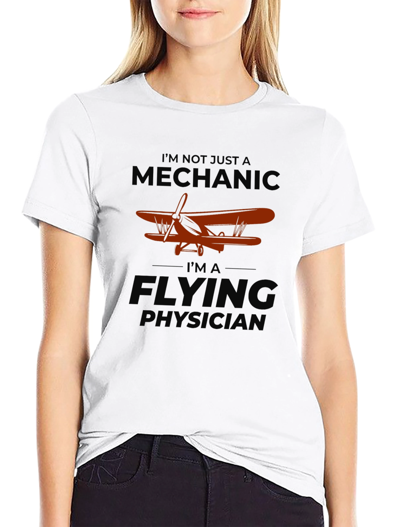 Flying Physician T-Shirt - Aviation Doctor Tee