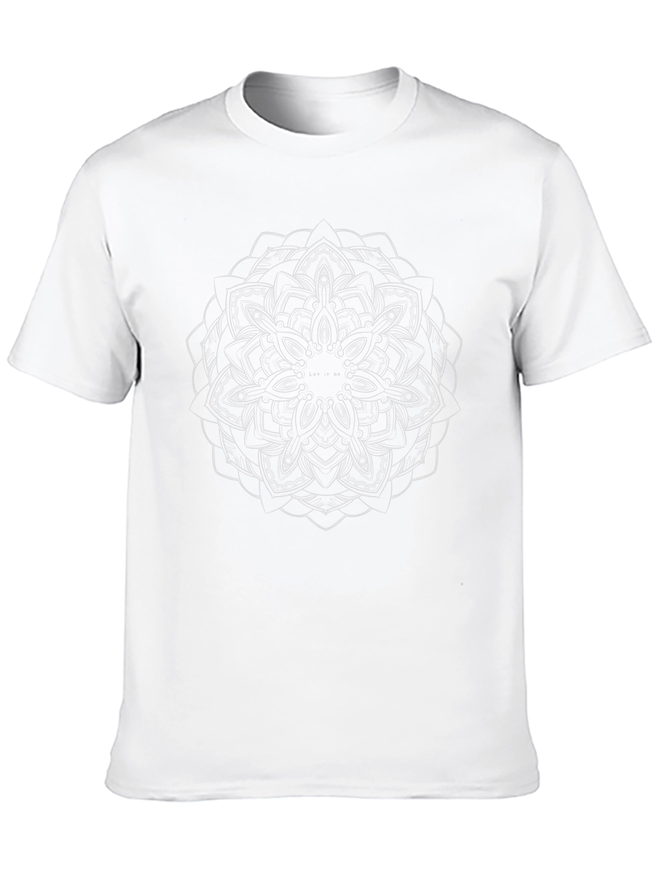 Mandala Graphic Print Black T-Shirt