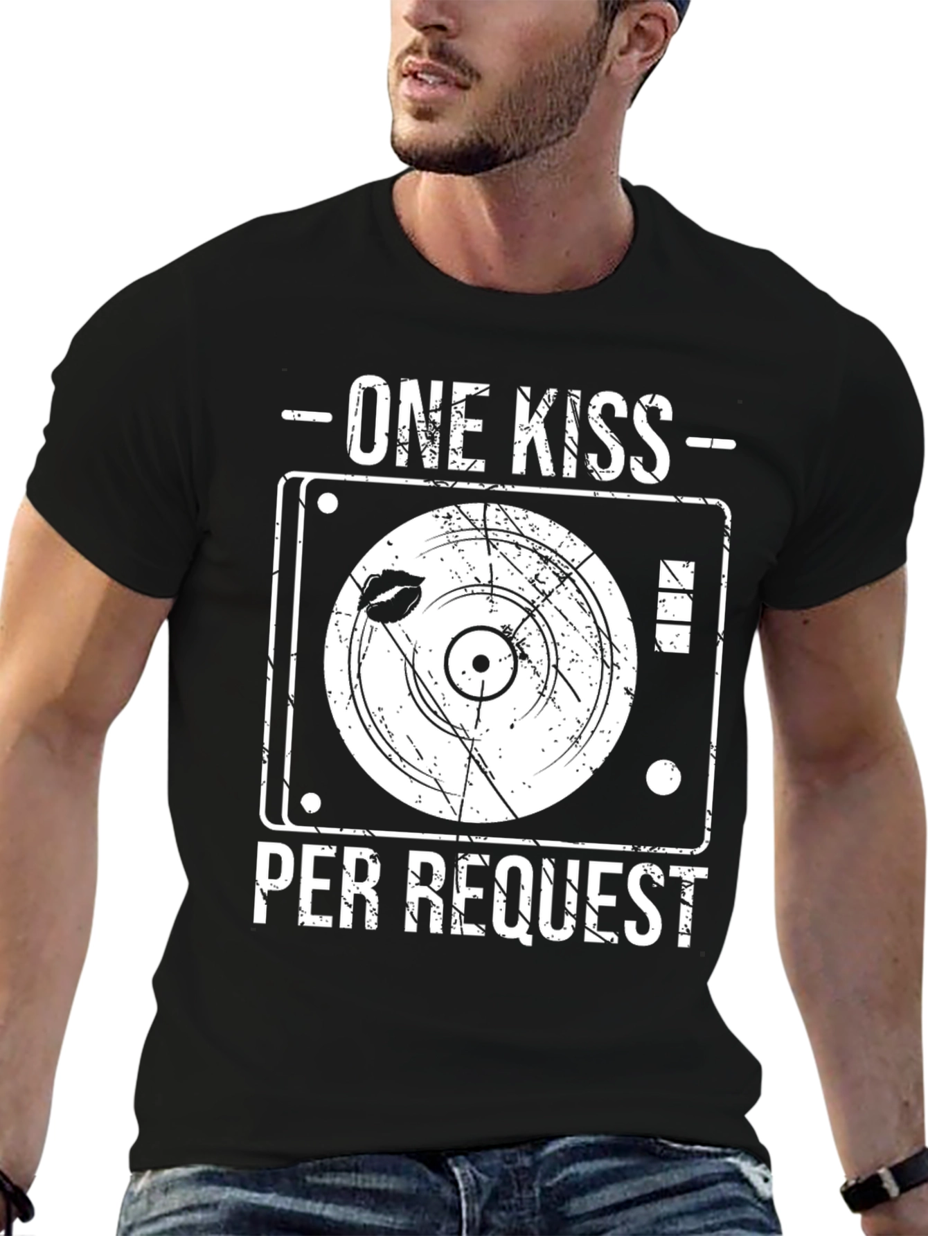 One Kiss Per Request DJ T-Shirt