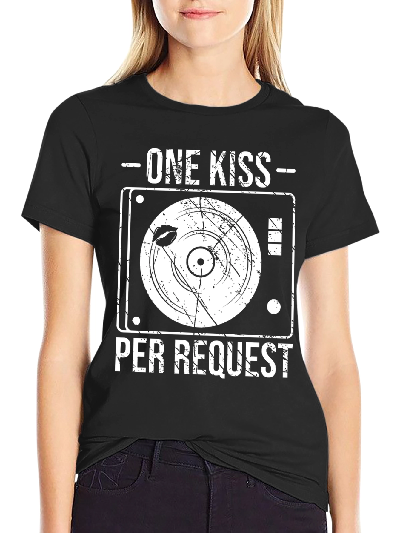 One Kiss Per Request DJ T-Shirt