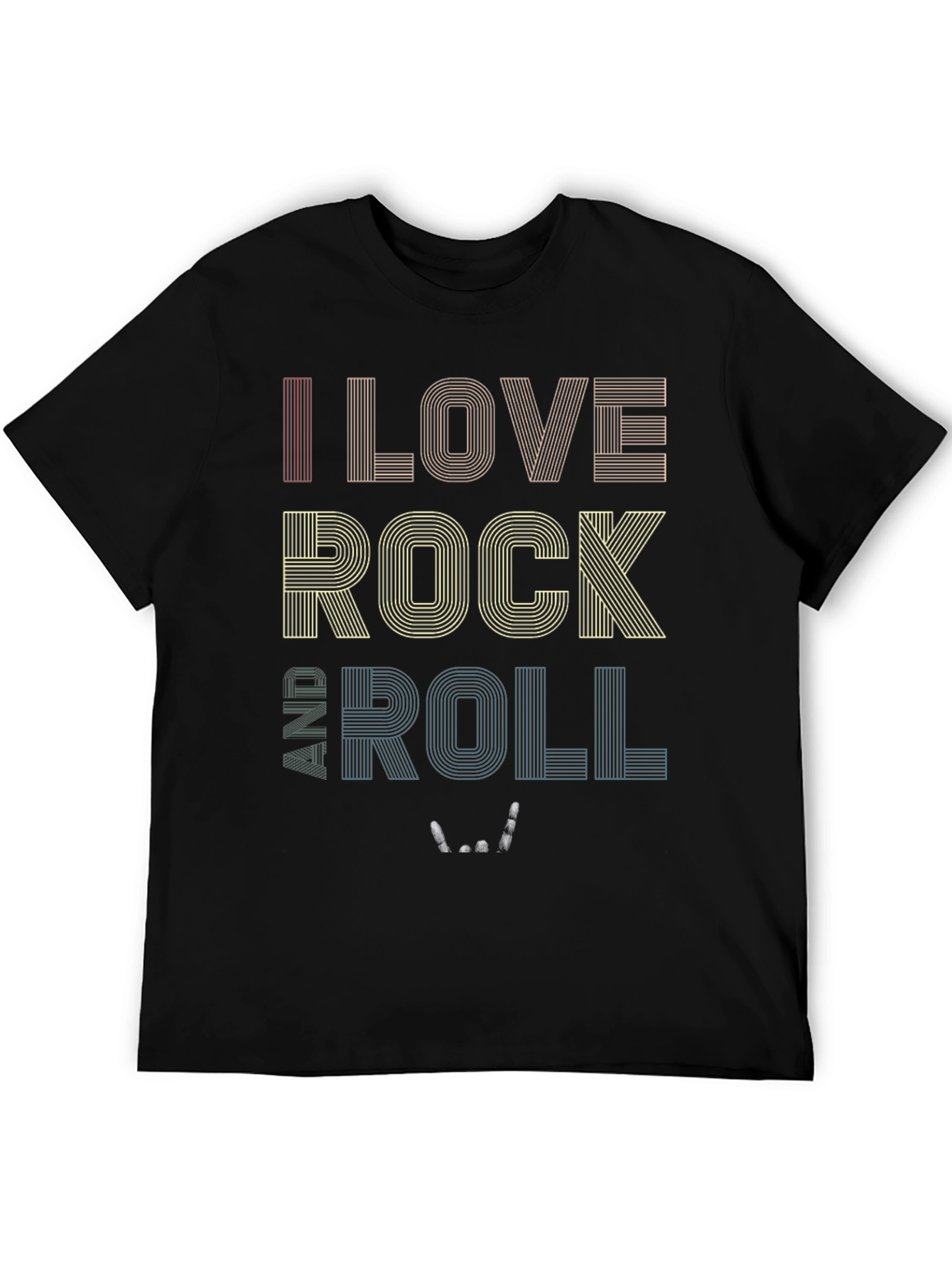 I Love Rock and Roll Graphic T-Shirt