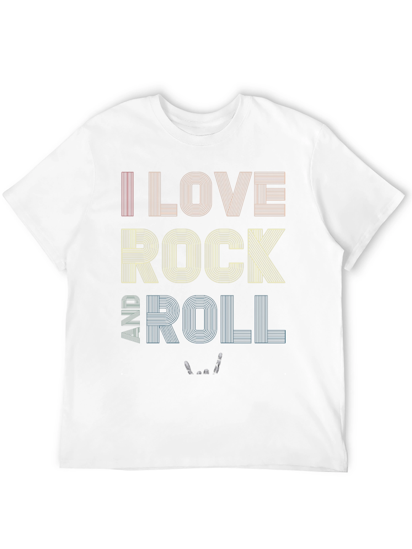 I Love Rock and Roll Graphic T-Shirt
