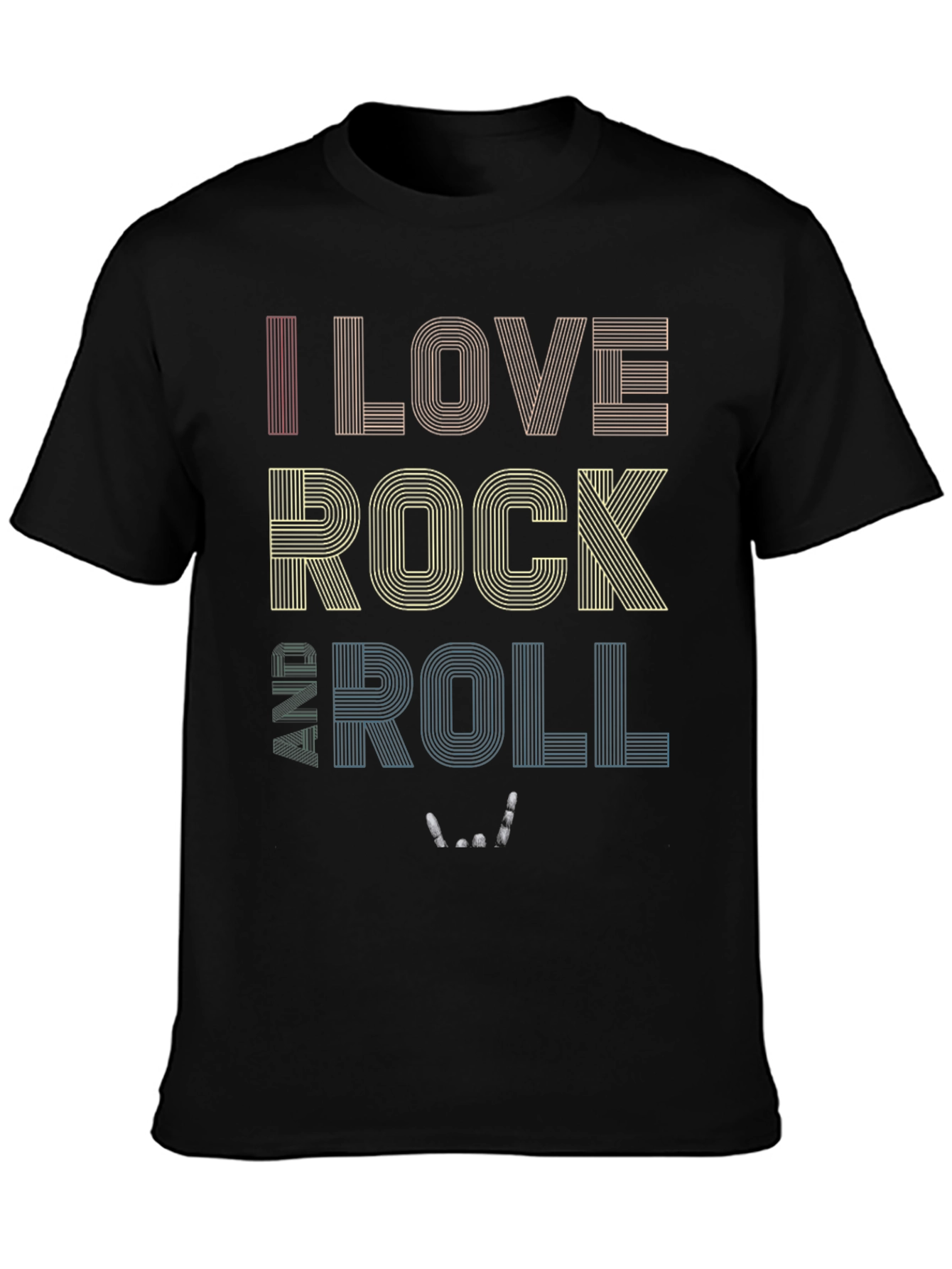 I Love Rock and Roll Graphic T-Shirt