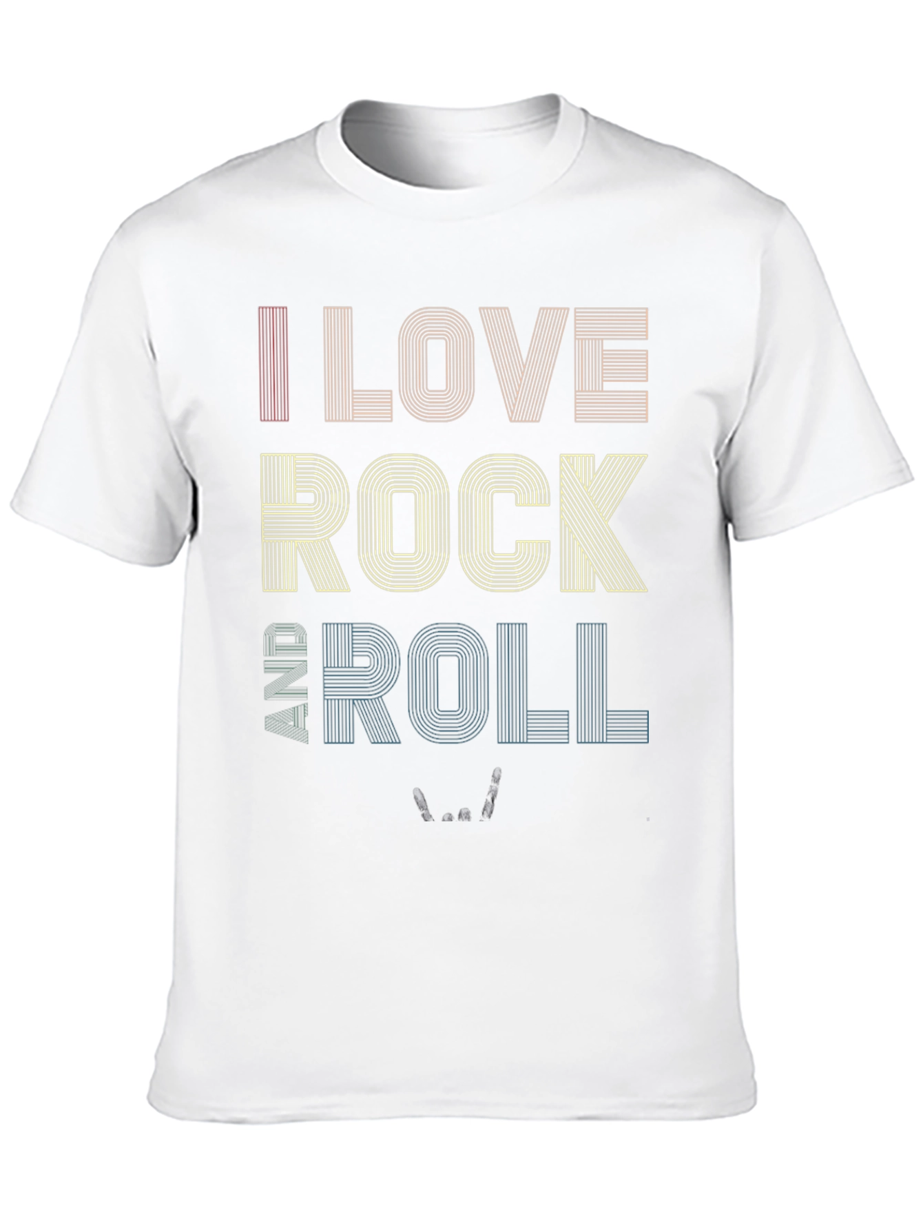 I Love Rock and Roll Graphic T-Shirt