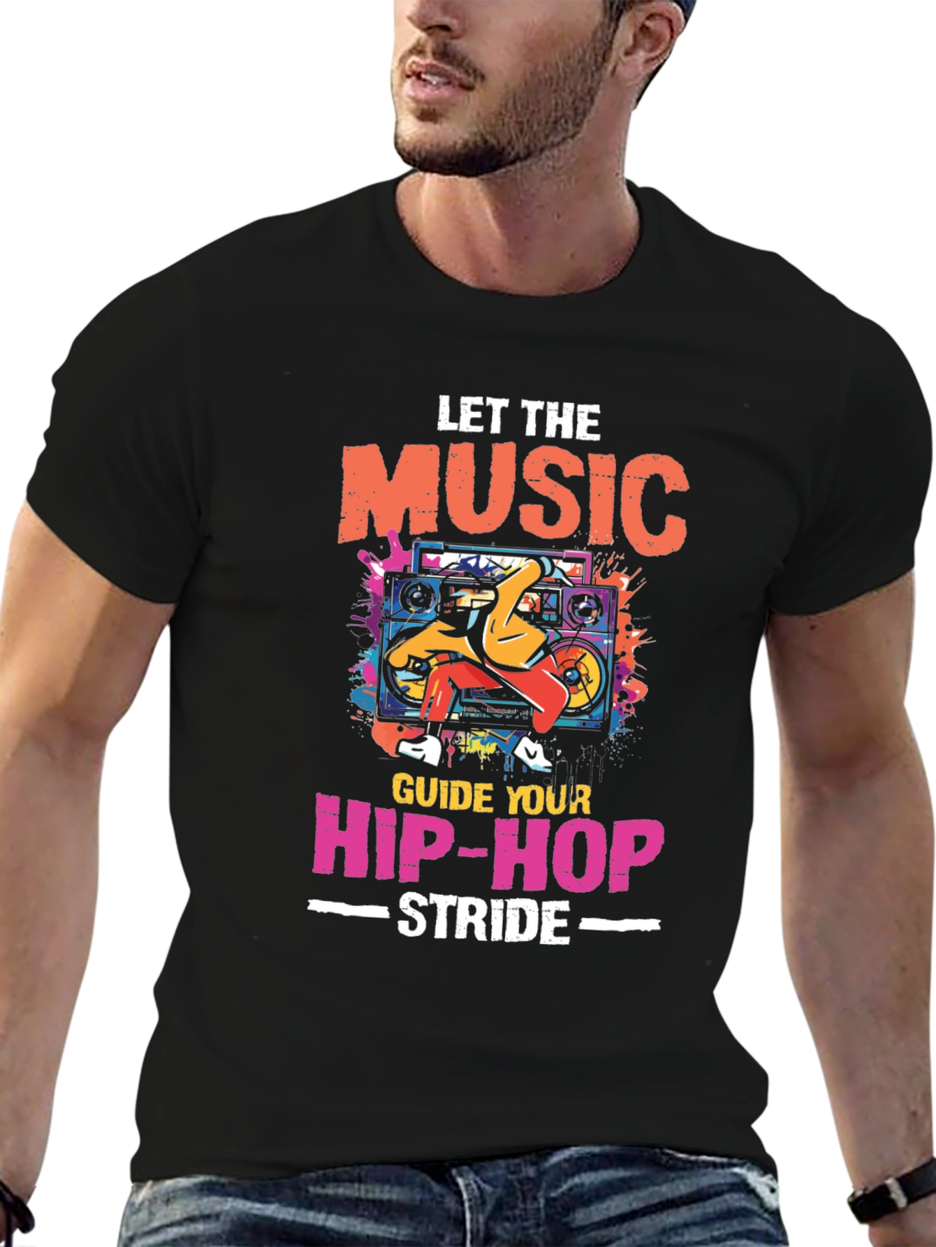 Let The Music Guide Your Hip-Hop Stride T-Shirt