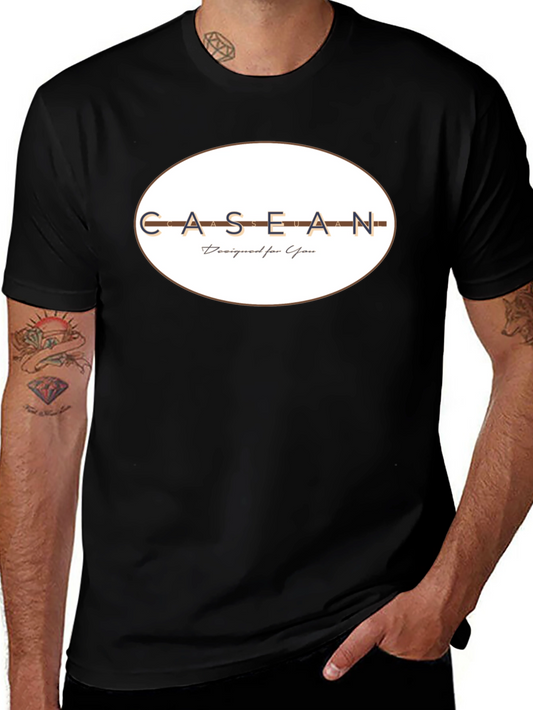 CASEAN Designed for You Mens Black T-Shirt