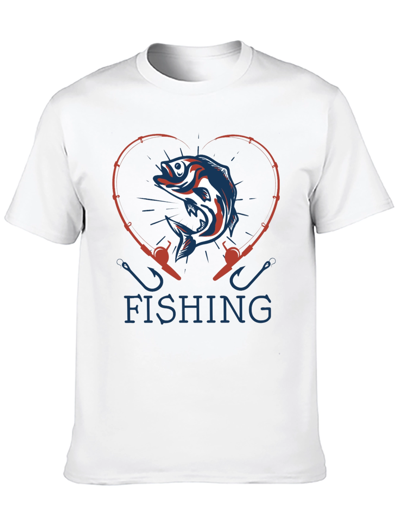 Fishing Heart T-Shirt - Anglers Love