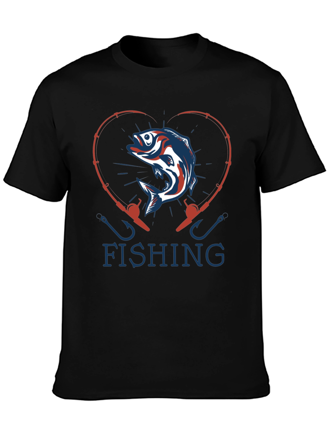 Fishing Heart T-Shirt - Anglers Love