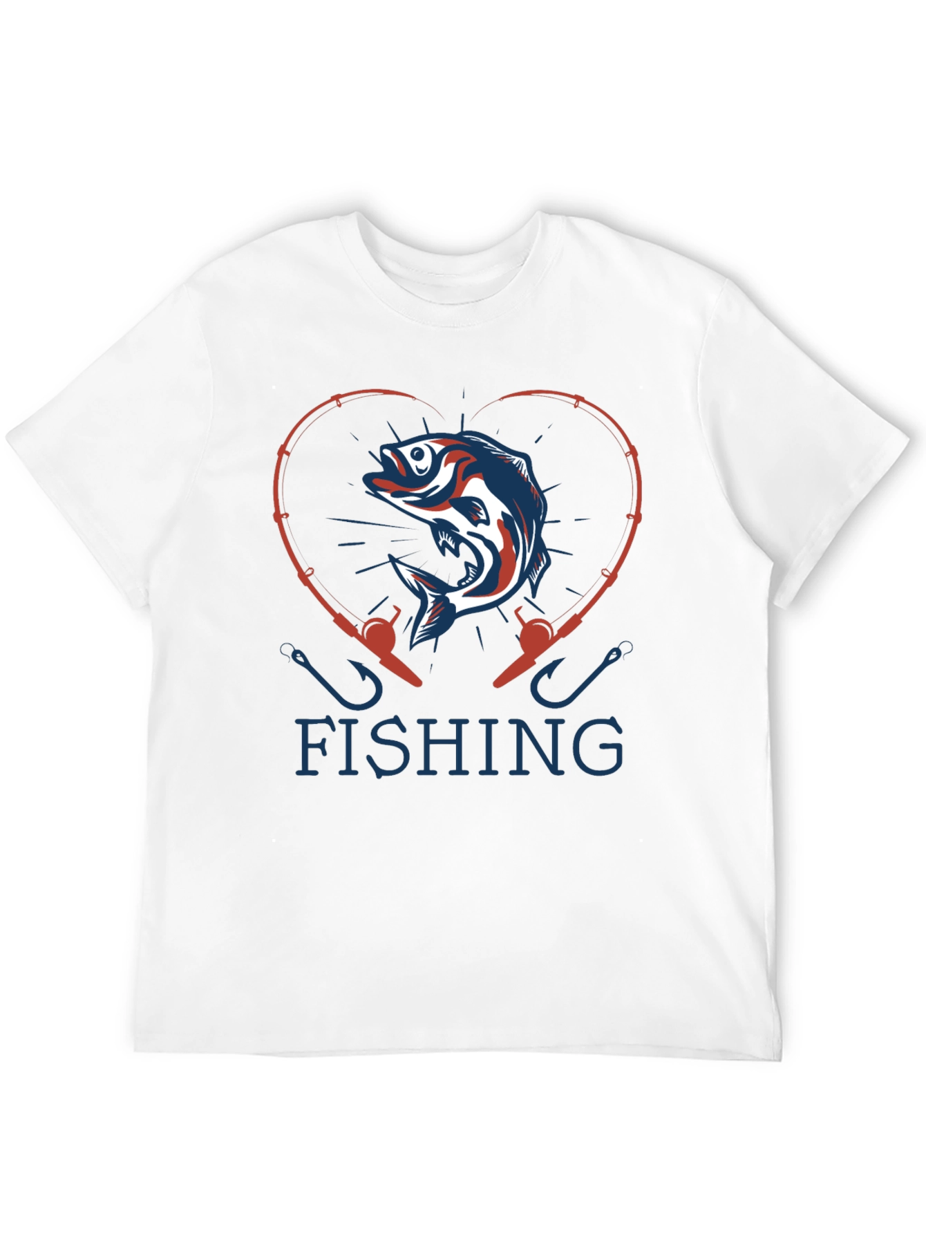 Fishing Heart T-Shirt - Anglers Love