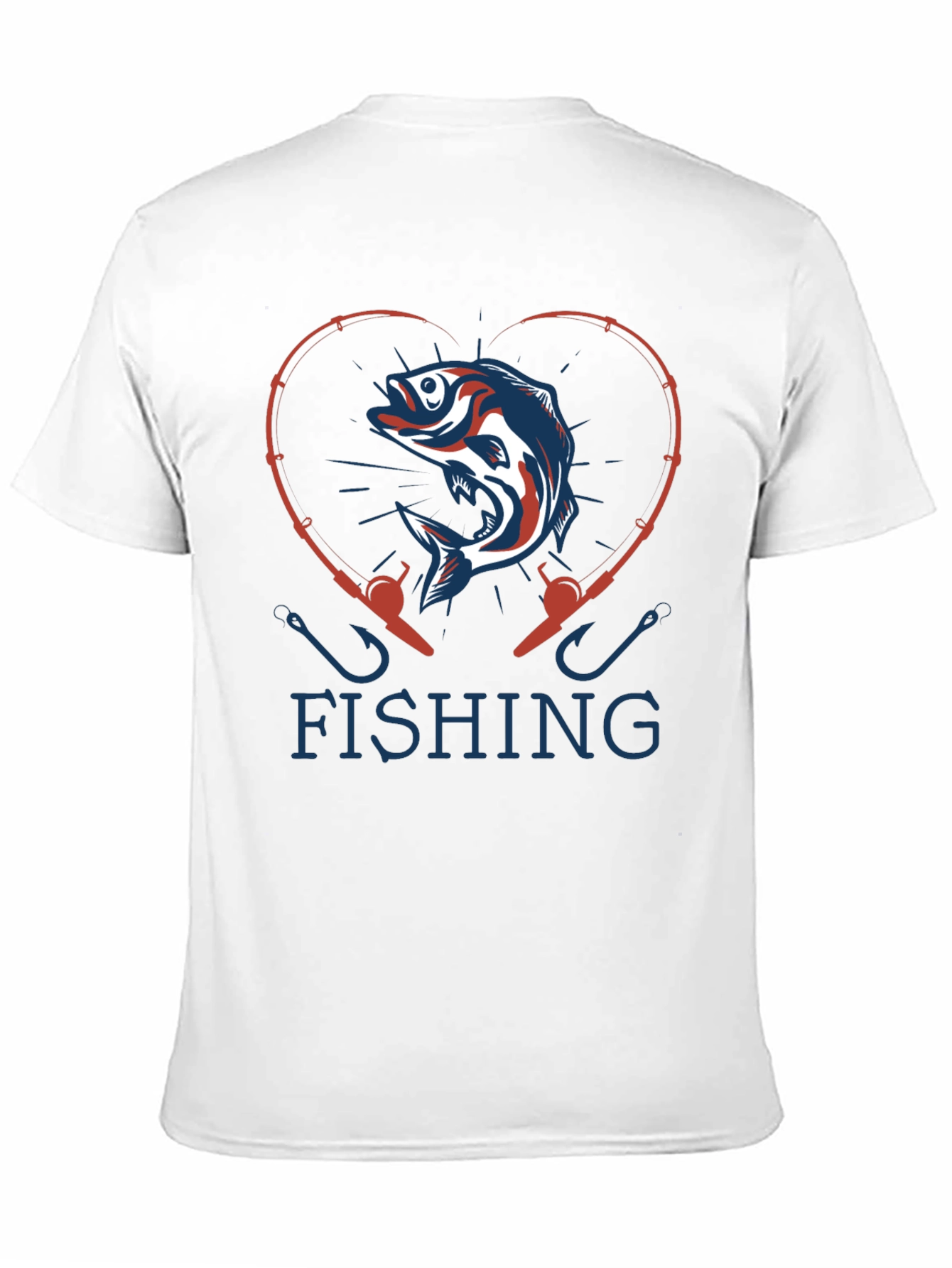 Fishing Heart T-Shirt - Anglers Love