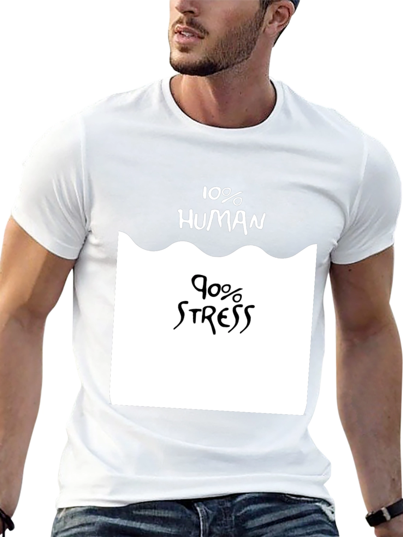 10% Human 90% Stress Graphic Tee