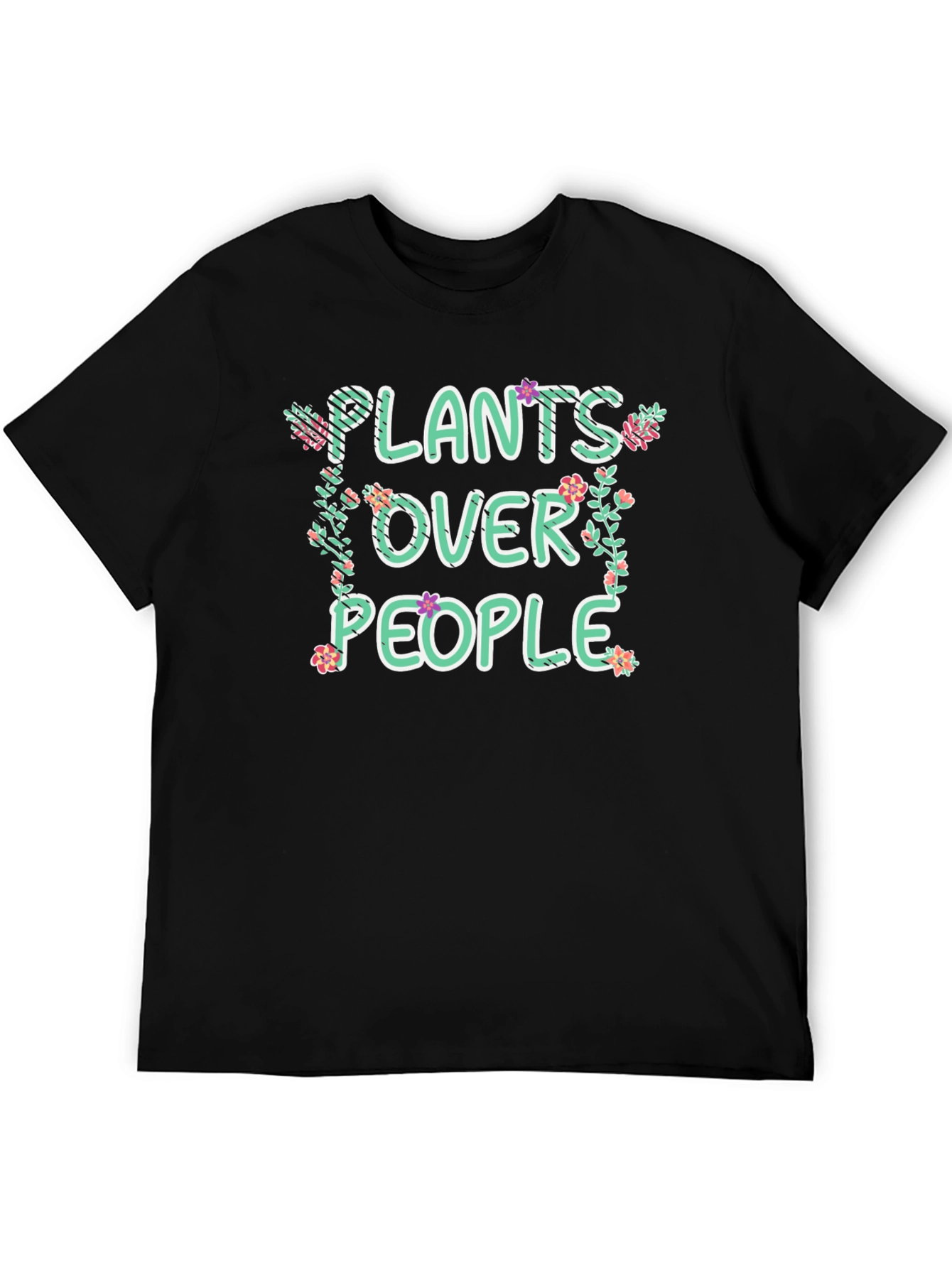 Plants Over People Graphic Tee - Nature Lover Shirt