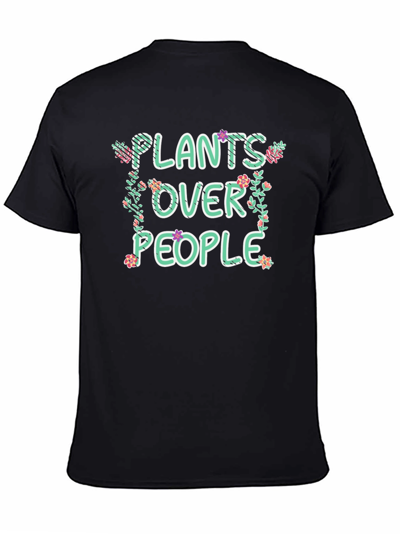 Plants Over People Graphic Tee - Nature Lover Shirt
