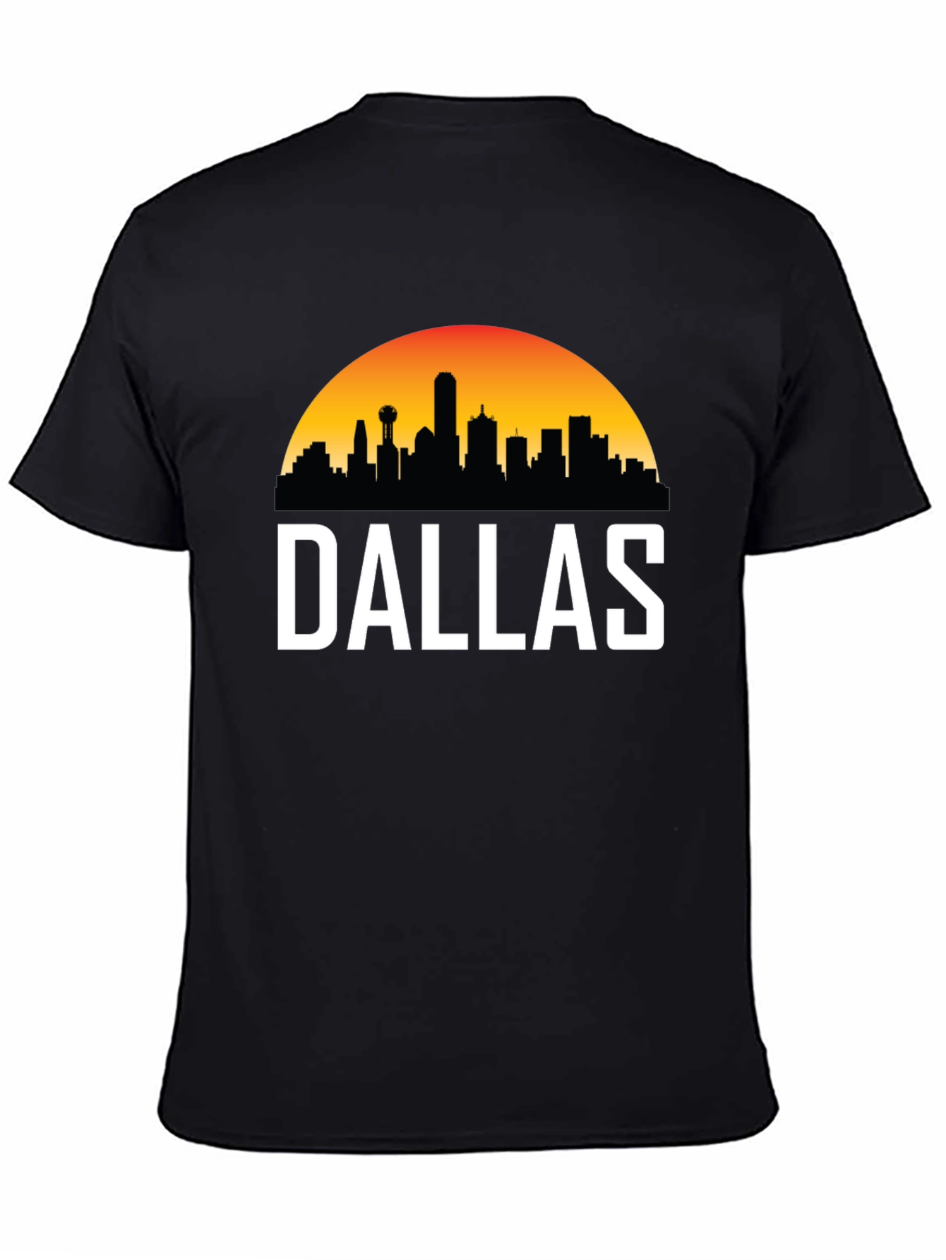 Dallas Skyline Graphic Tee - Cityscape T-Shirt
