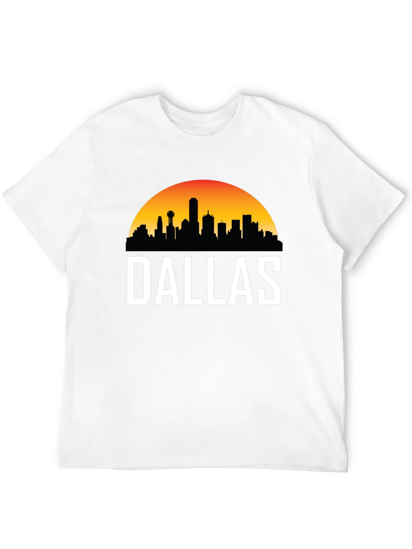 Dallas Skyline Graphic Tee - Cityscape T-Shirt