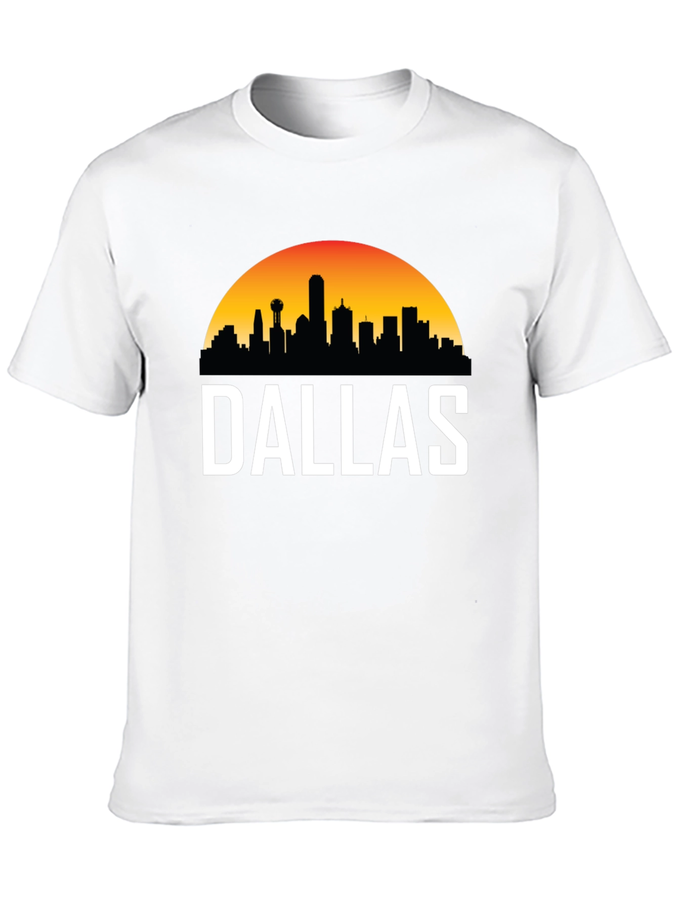 Dallas Skyline Graphic Tee - Cityscape T-Shirt