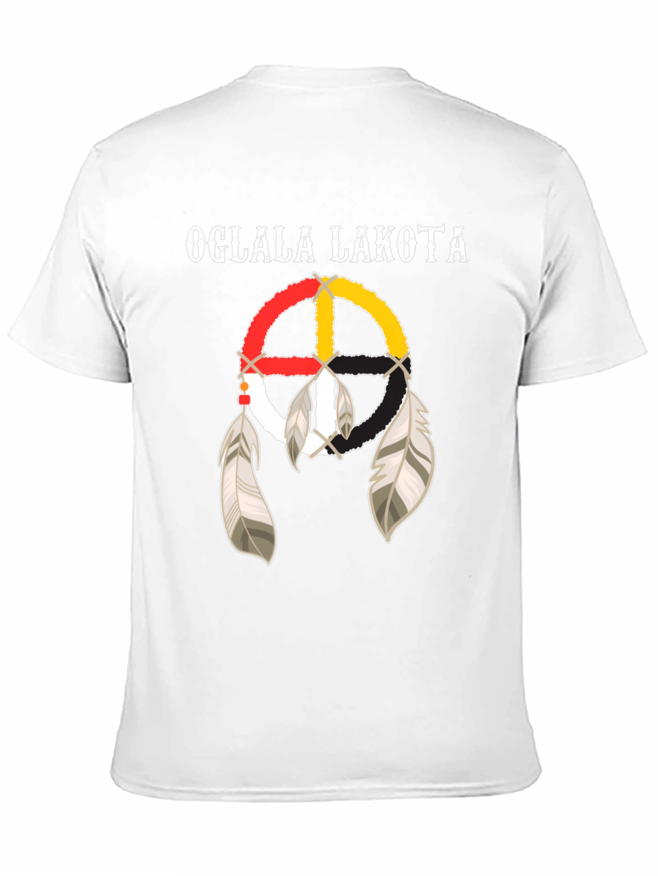Oglala Lakota Dreamcatcher T-Shirt - Native American Pride