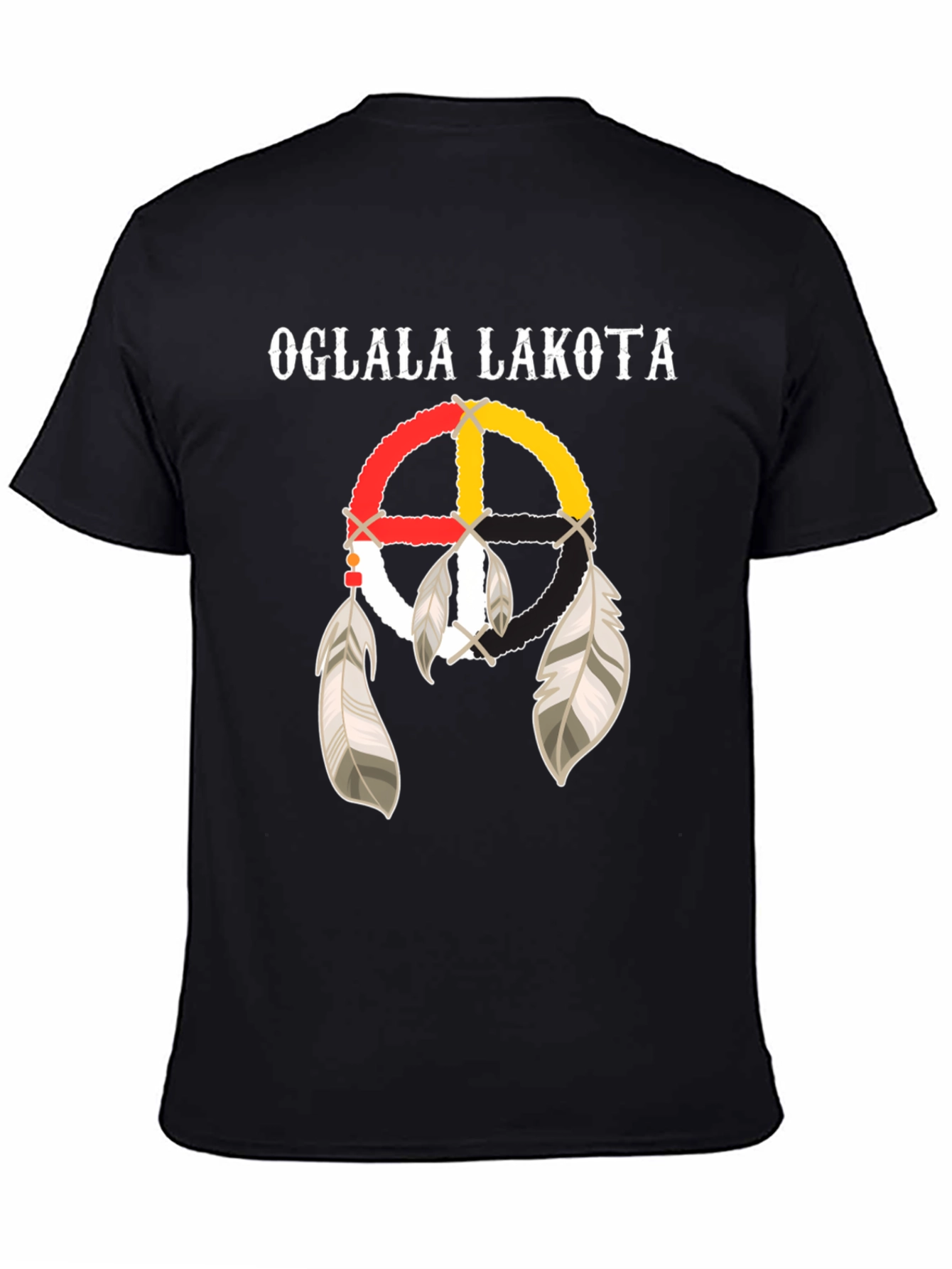 Oglala Lakota Dreamcatcher T-Shirt - Native American Pride