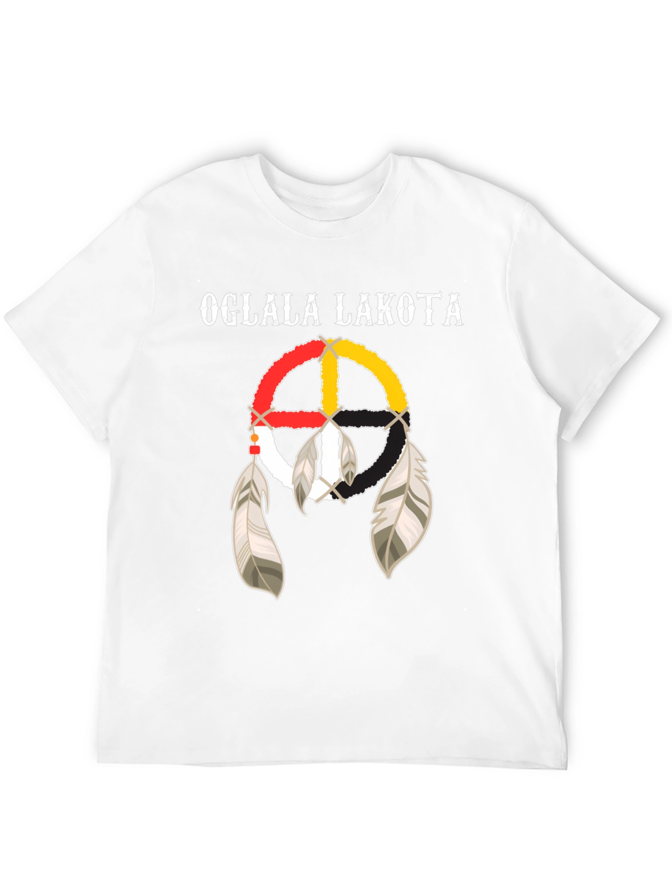 Oglala Lakota Dreamcatcher T-Shirt - Native American Pride