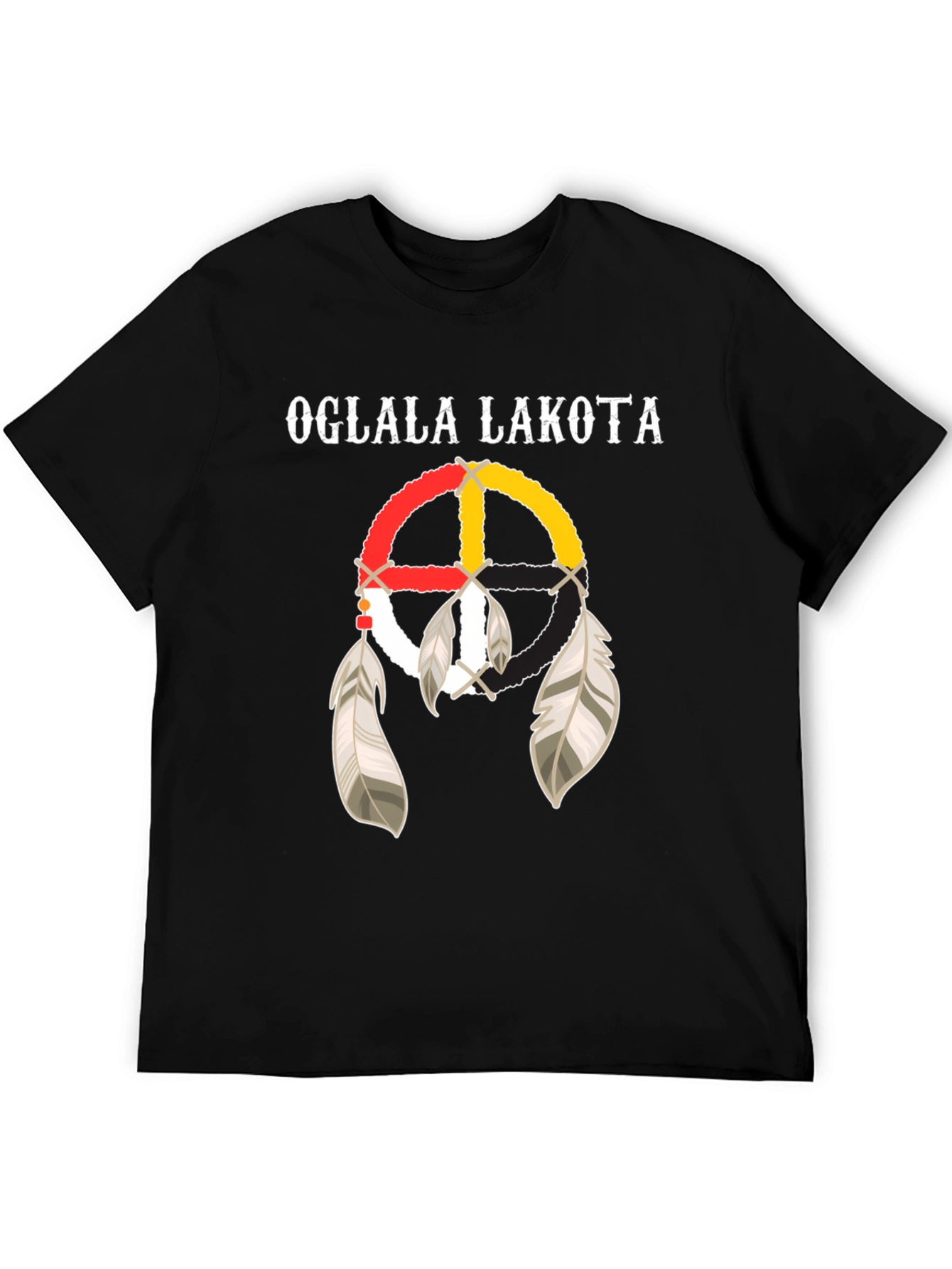 Oglala Lakota Dreamcatcher T-Shirt - Native American Pride