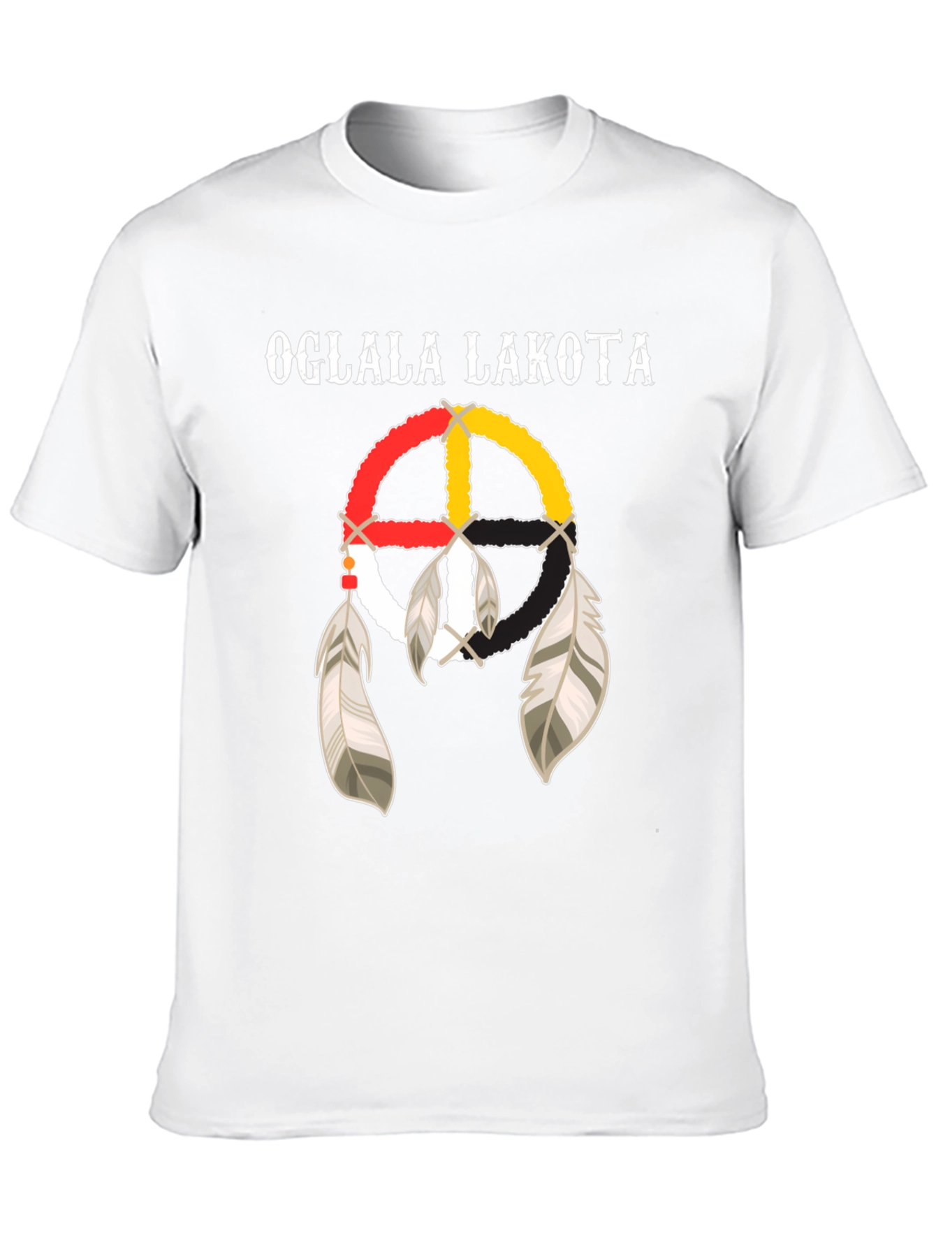 Oglala Lakota Dreamcatcher T-Shirt - Native American Pride
