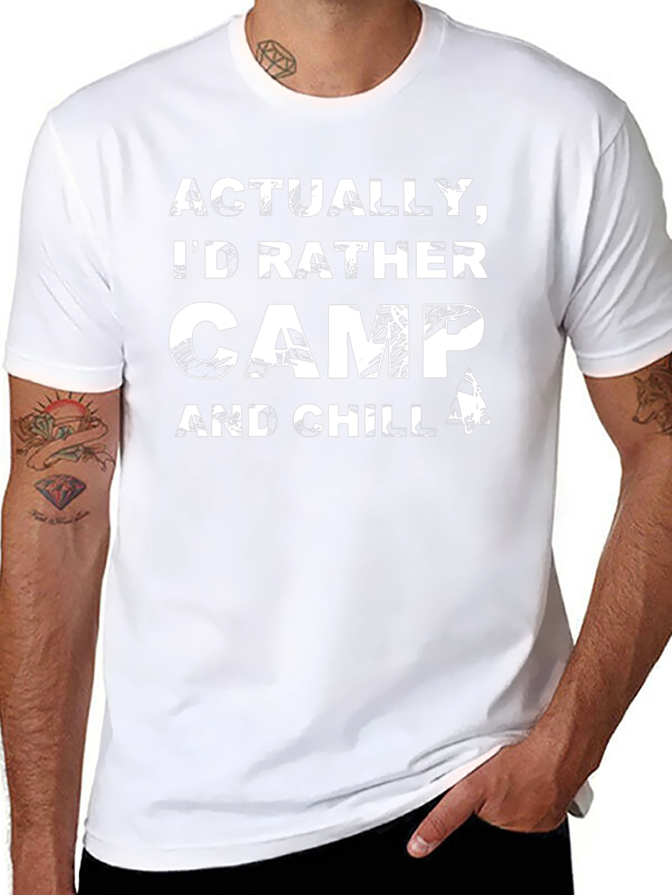 Camping Graphic T-Shirt: Camp & Chill