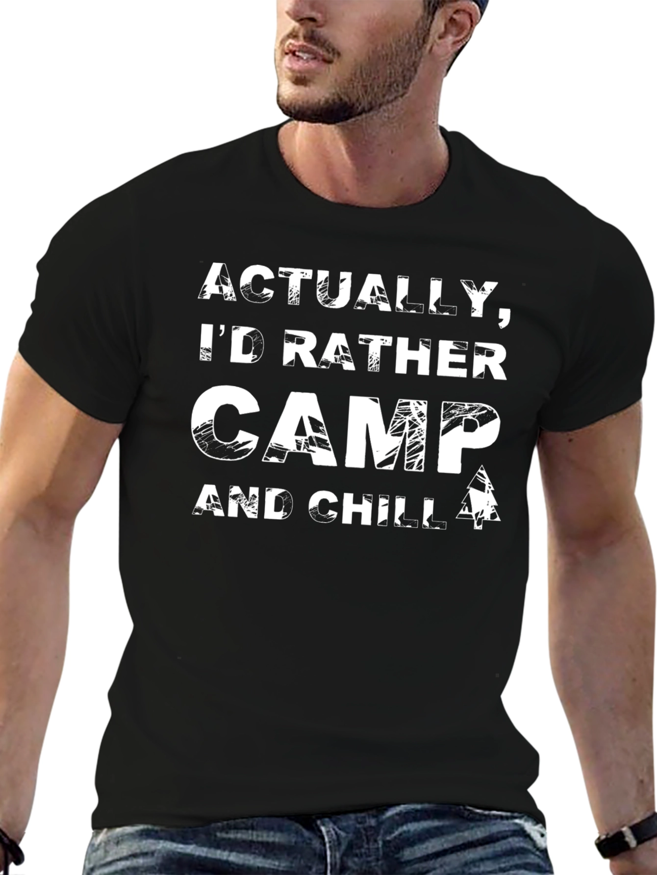 Camping Graphic T-Shirt: Camp & Chill