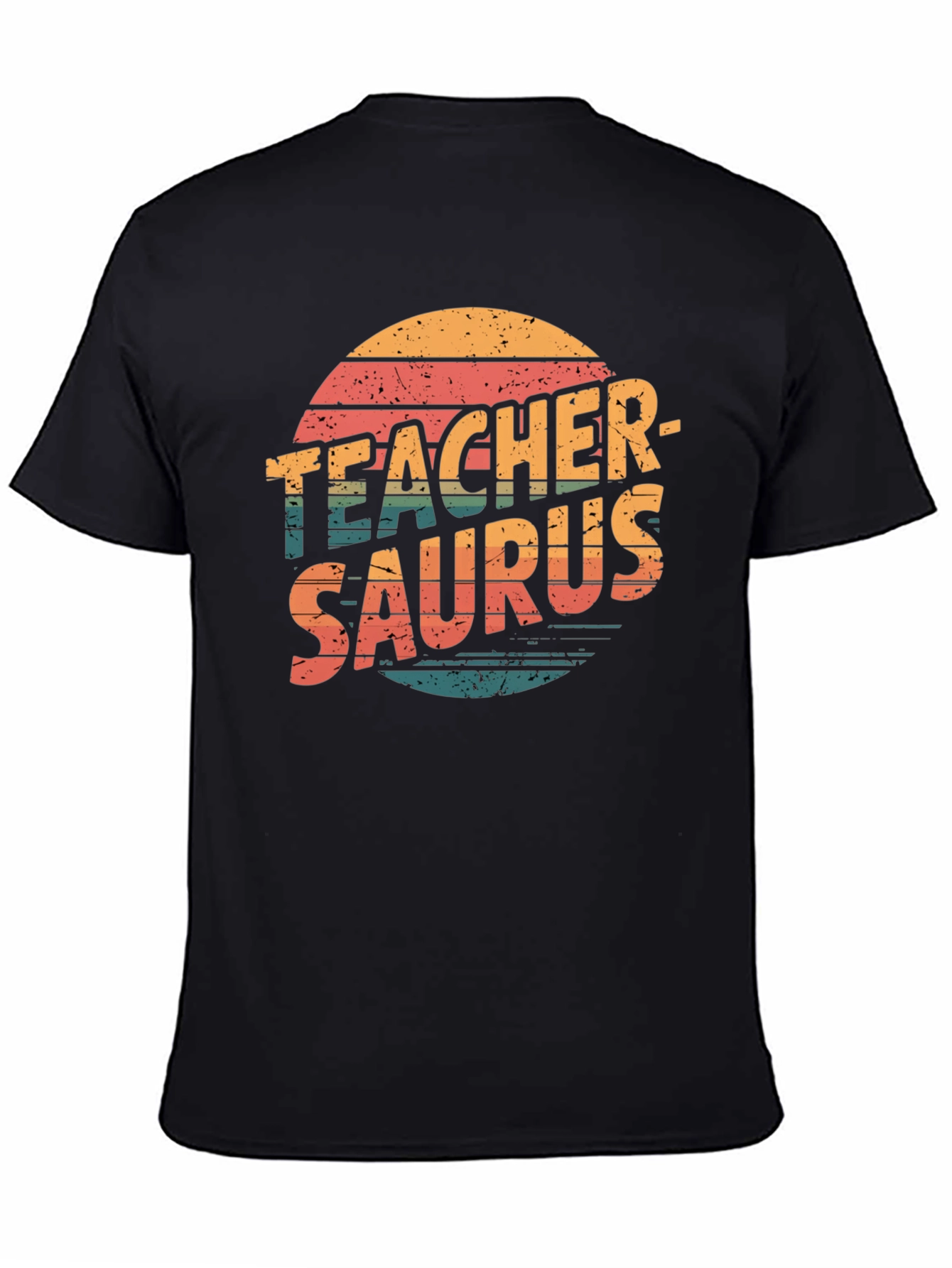 Teacher-Saurus Black T-Shirt