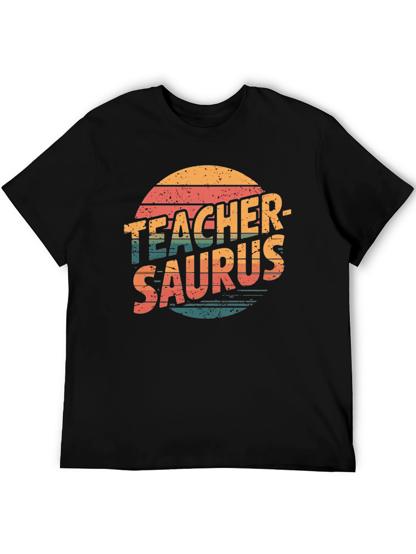 Teacher-Saurus Black T-Shirt