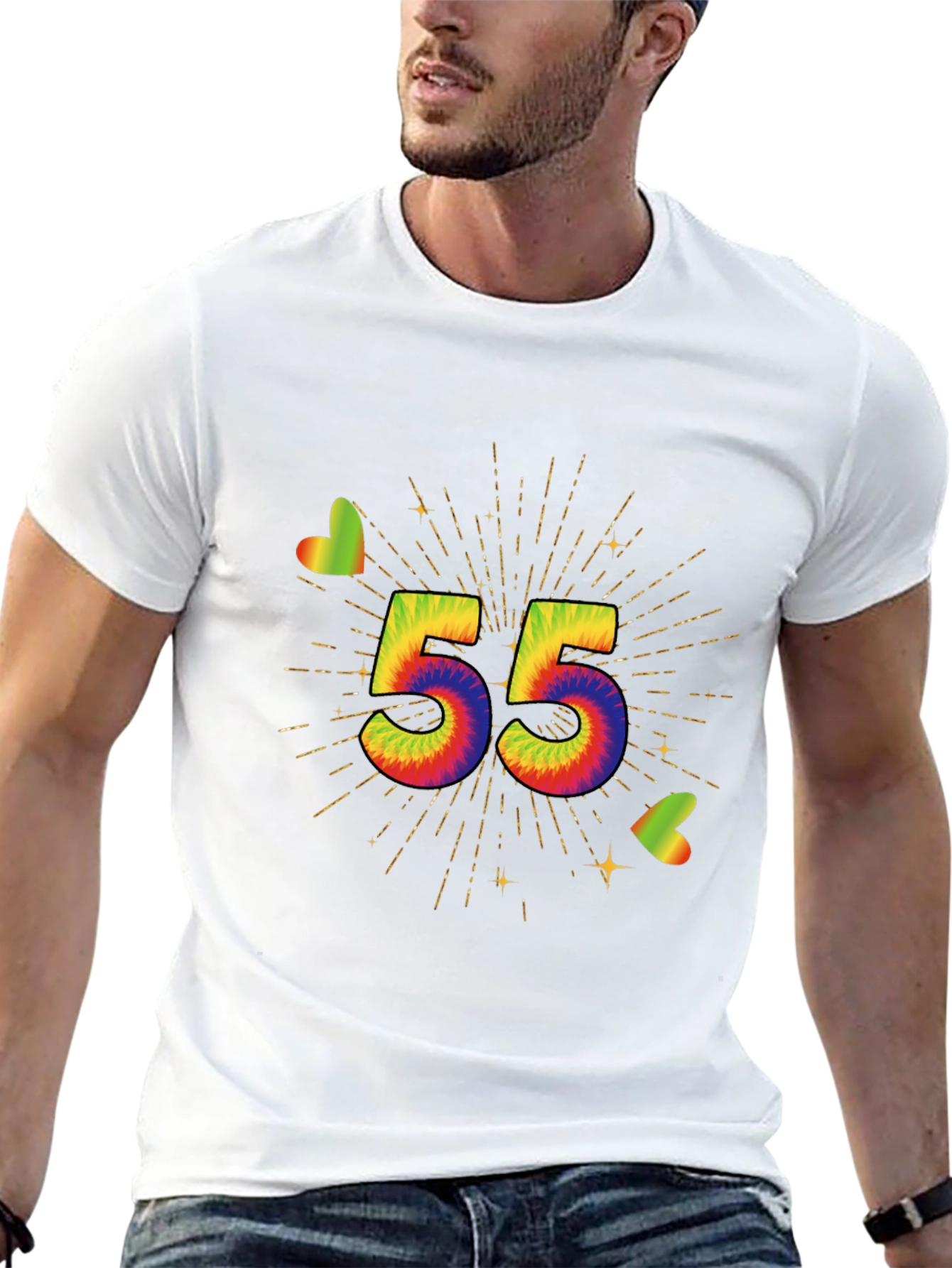 Tie-Dye 55th Birthday T-Shirt