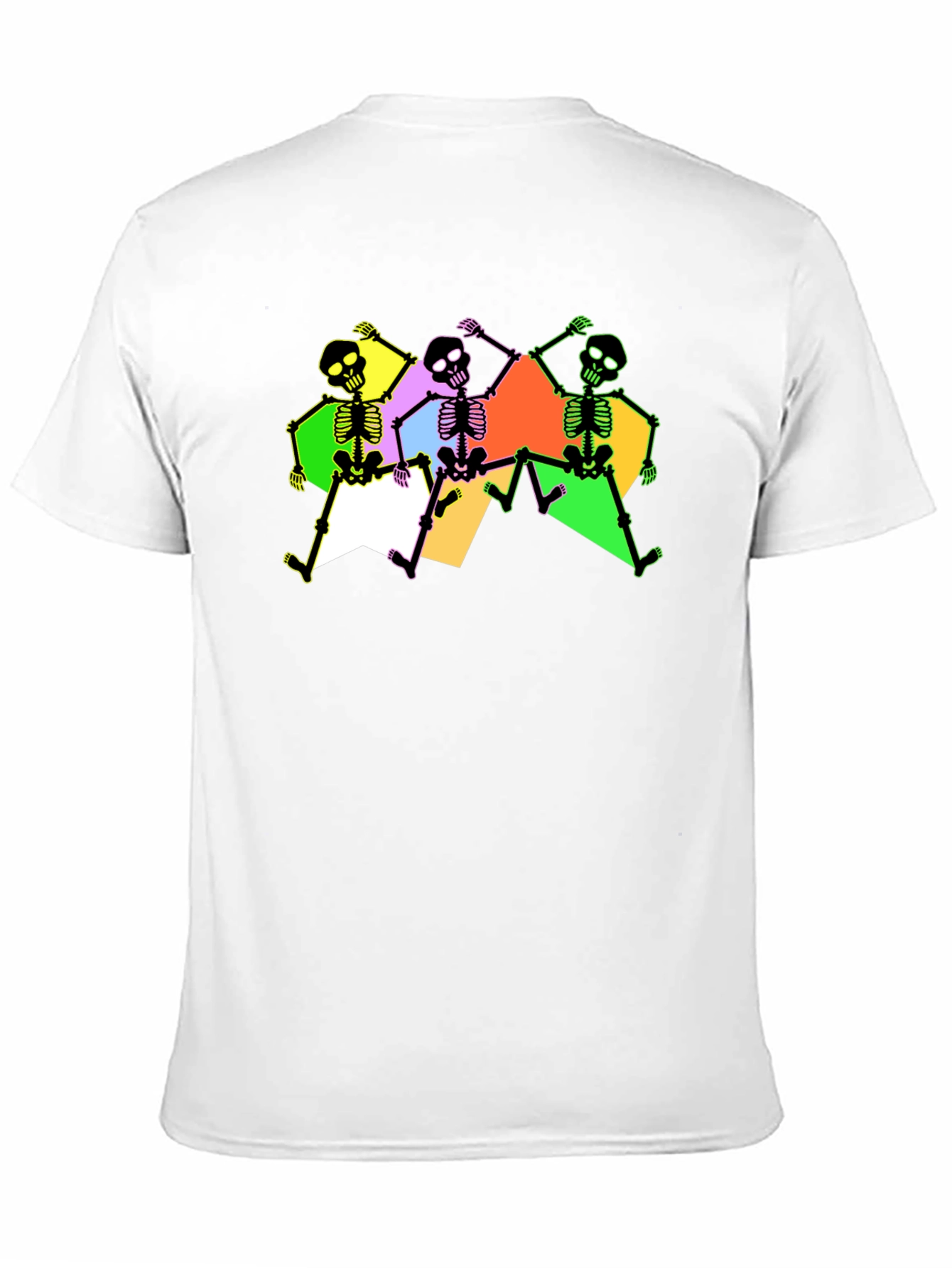 Skeleton Dance Graphic Tee - Trendy & Fun