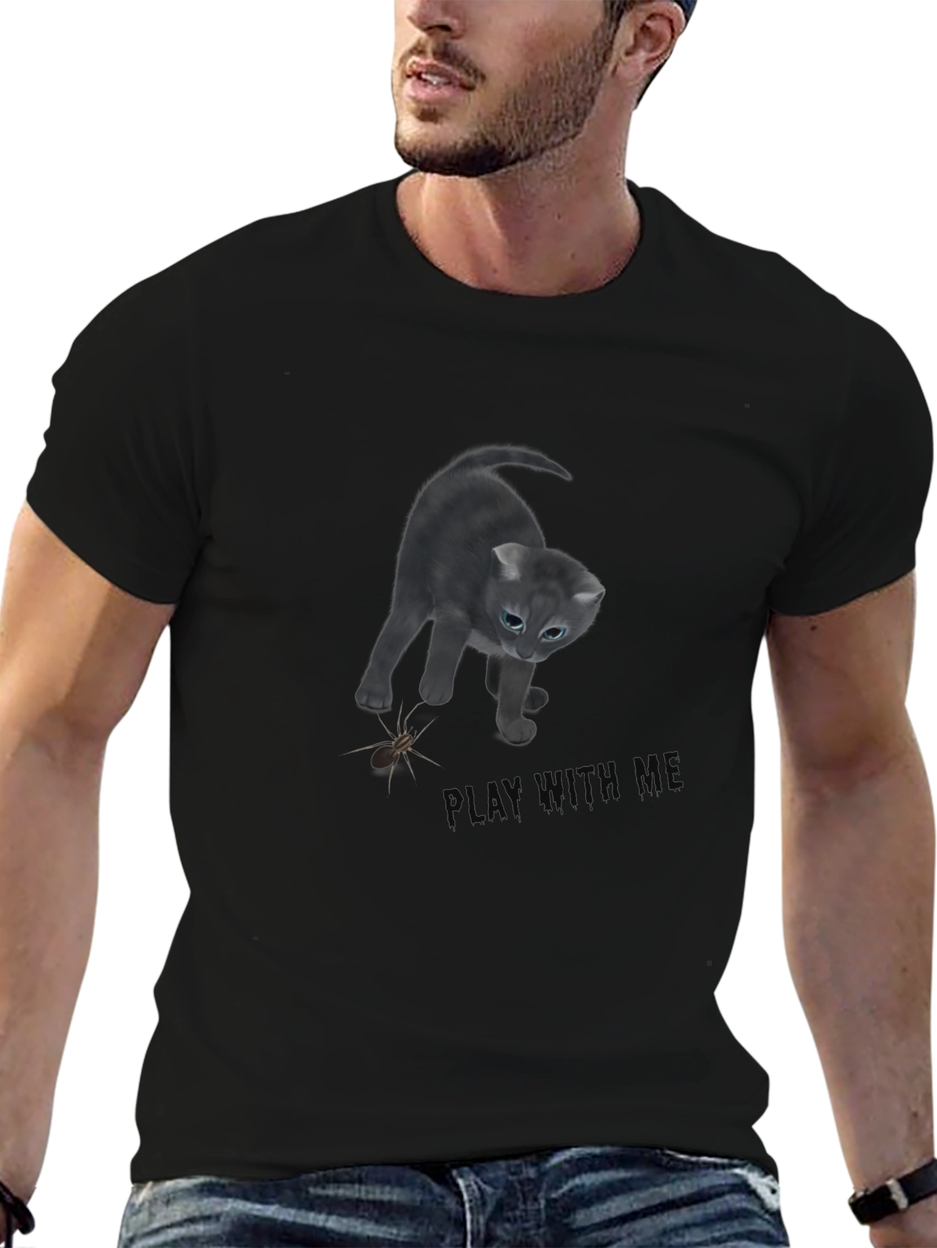 Kitten Playing T-Shirt