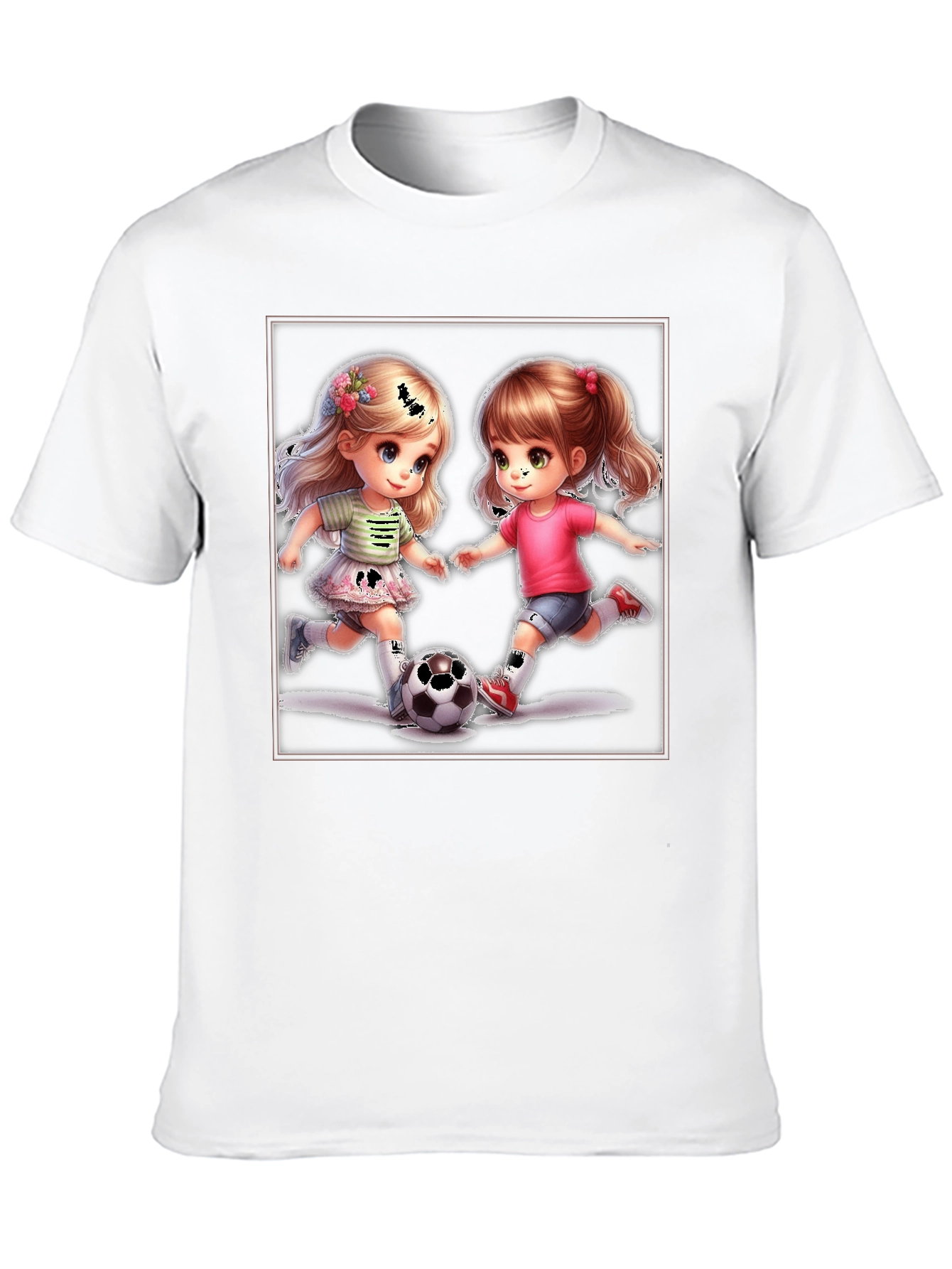 Soccer Girls Graphic T-Shirt
