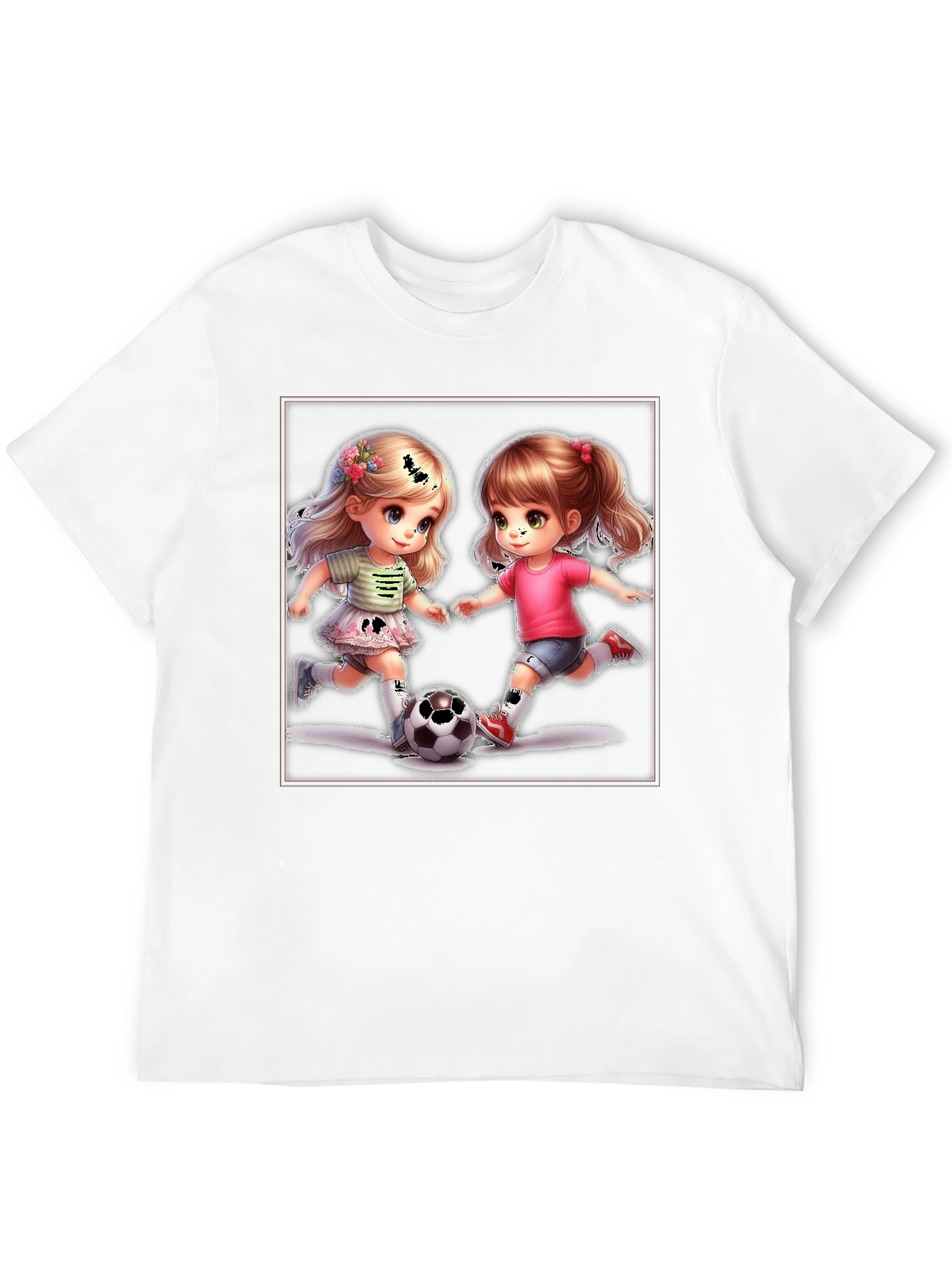 Soccer Girls Graphic T-Shirt