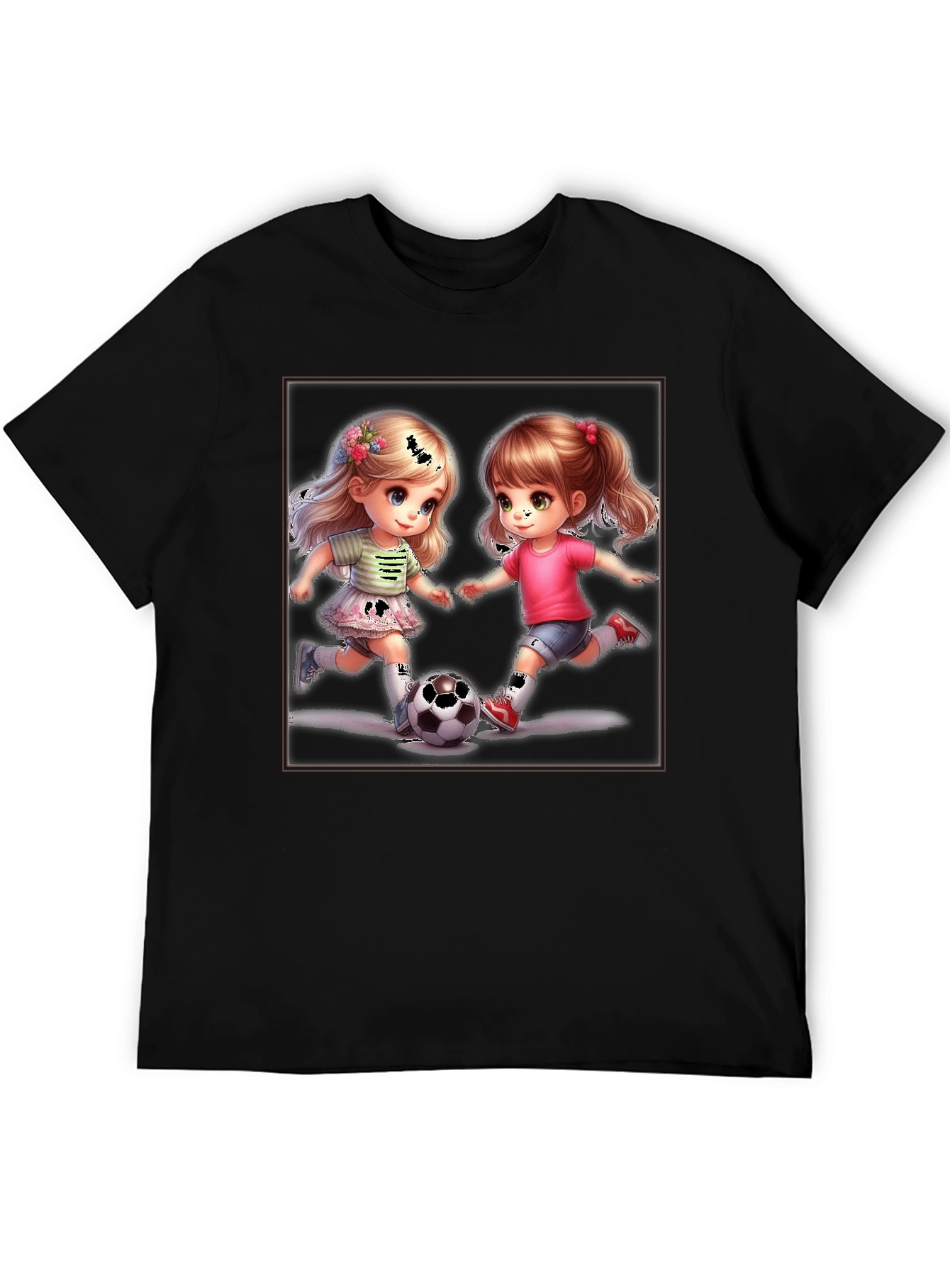 Soccer Girls Graphic T-Shirt