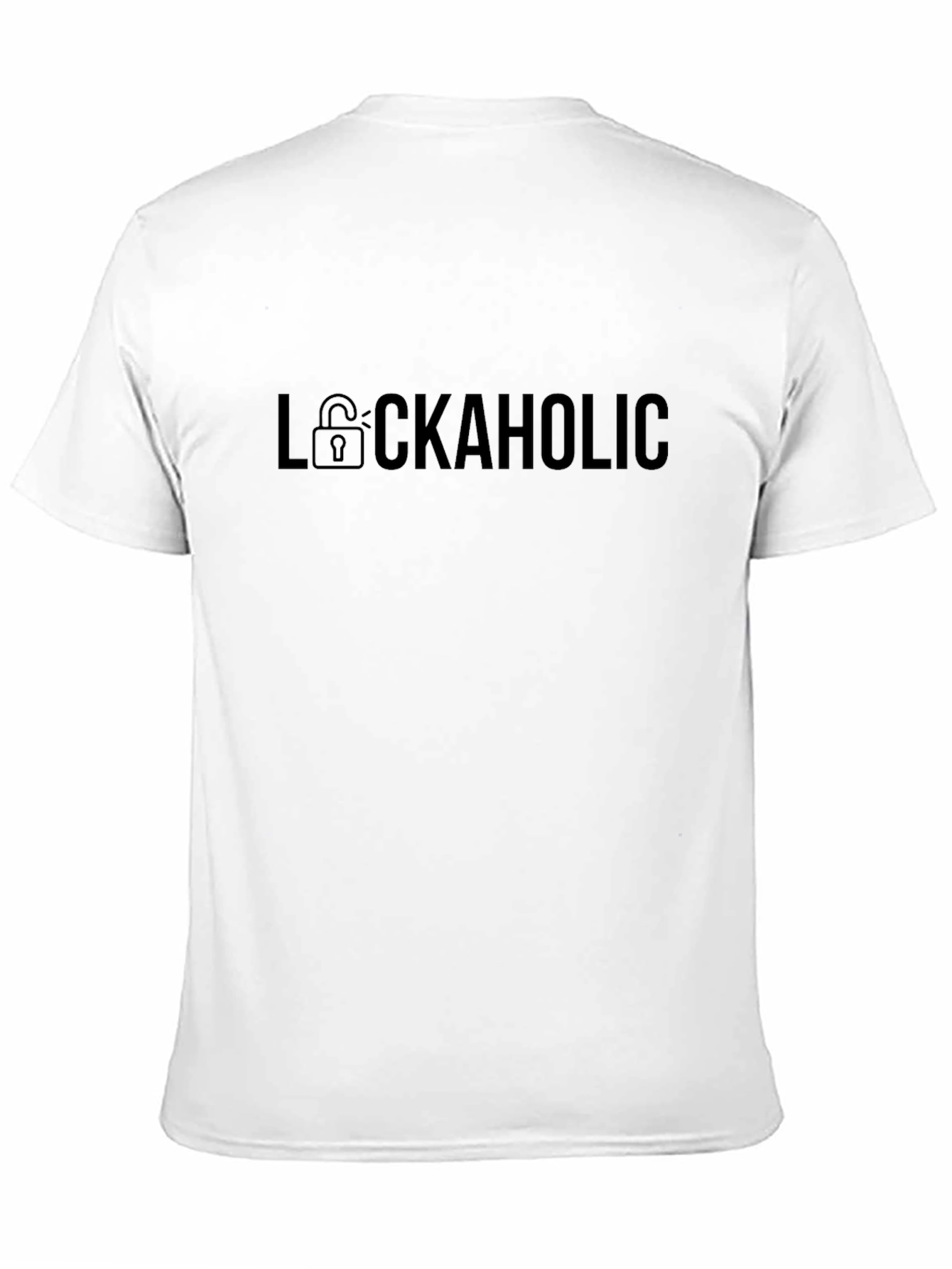 Lockaholic Graphic Tee - Mens Black T-Shirt