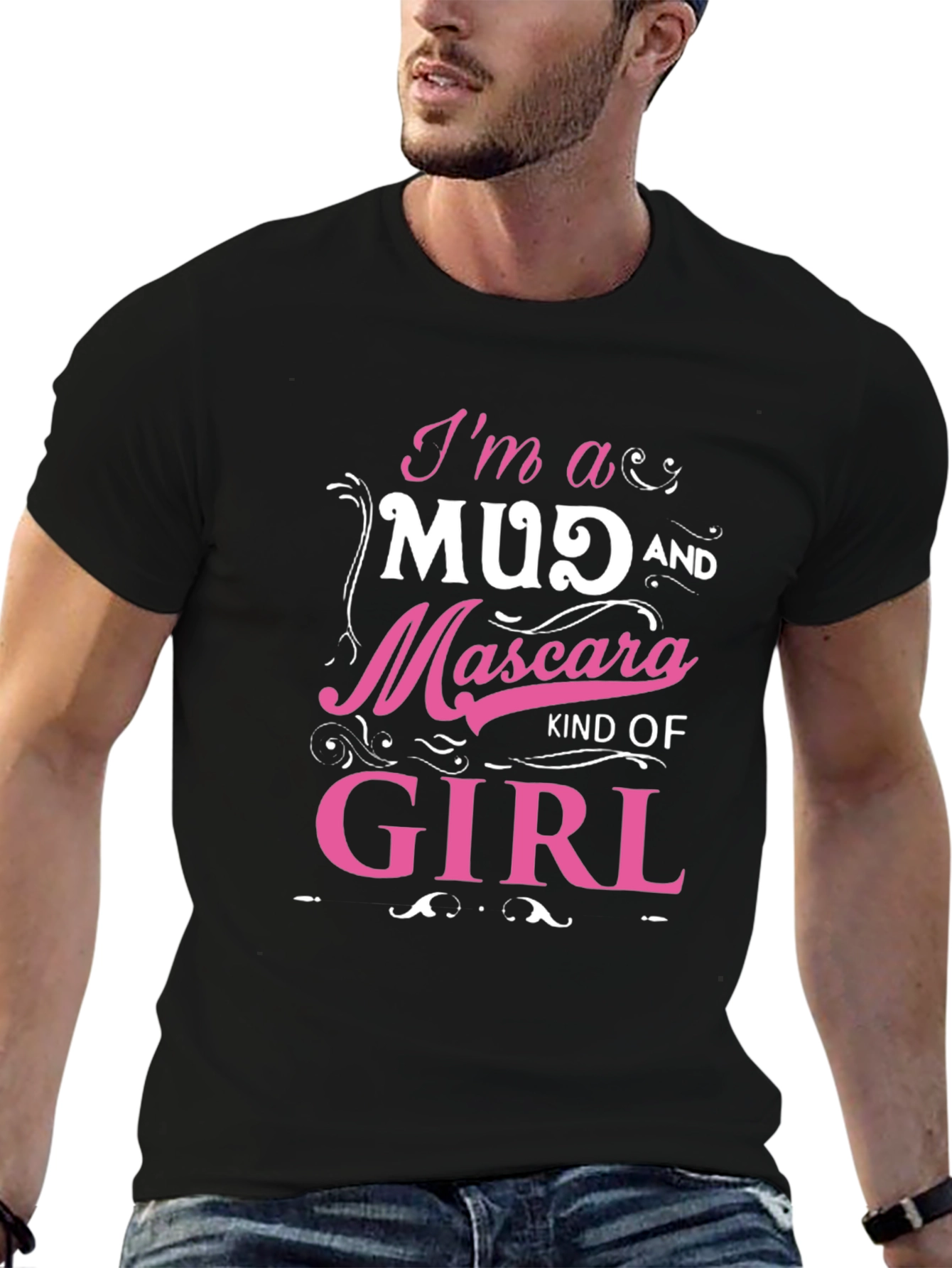 Mud & Mascara Girl Graphic Tee - Fun T-Shirt