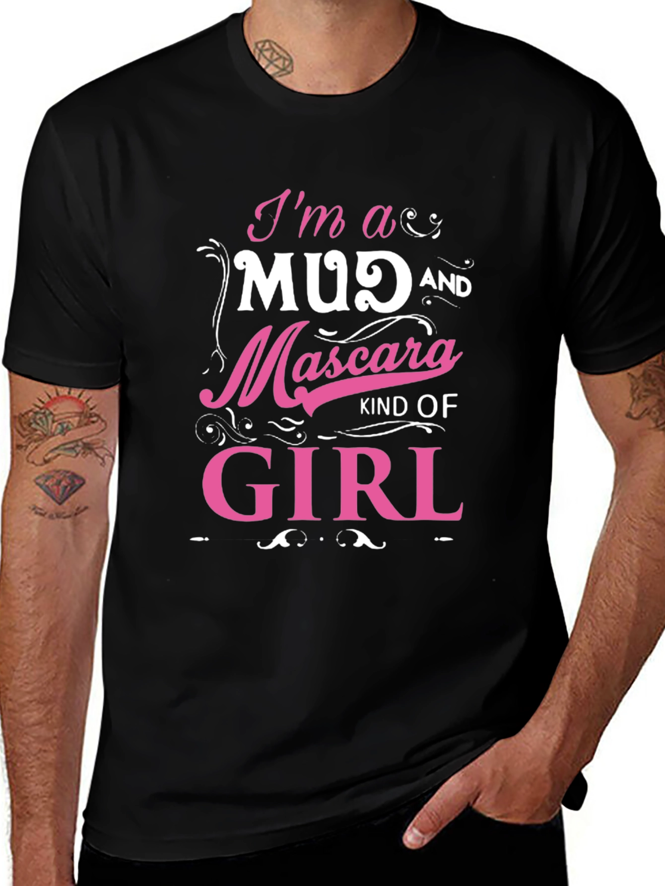 Mud & Mascara Girl Graphic Tee - Fun T-Shirt
