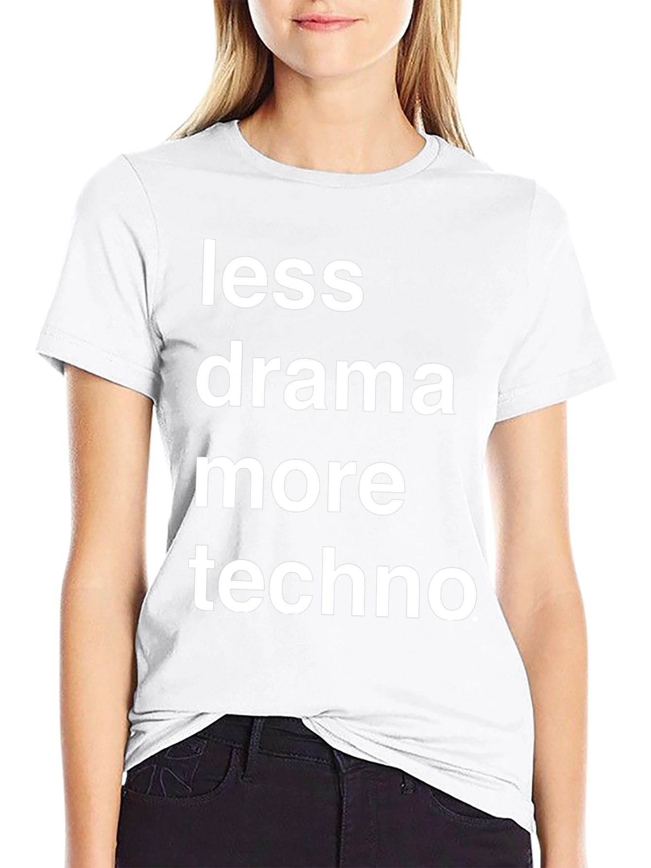 Less Drama More Techno Graphic T-Shirt