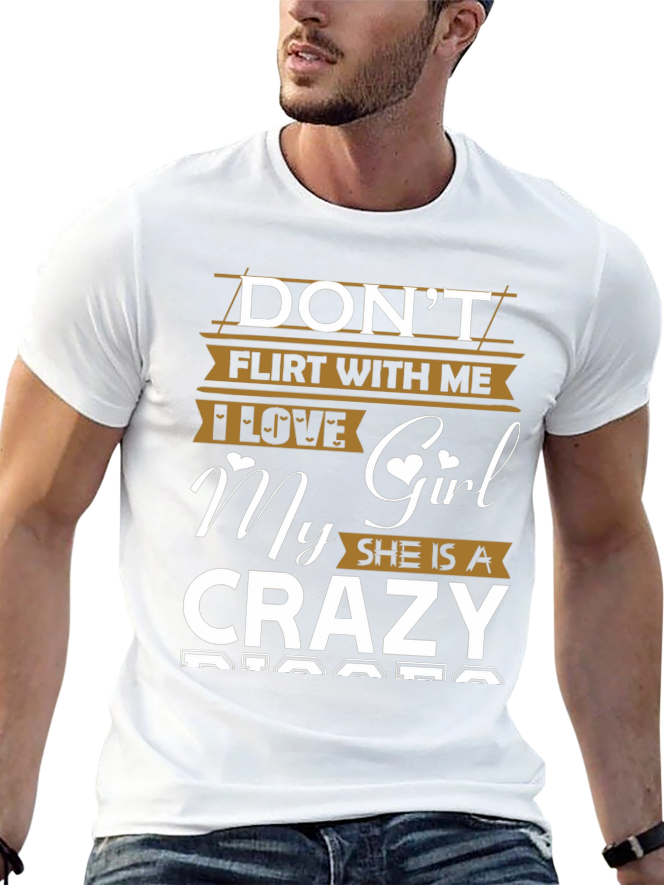 Dont Flirt With Me Crazy Girl T-Shirt