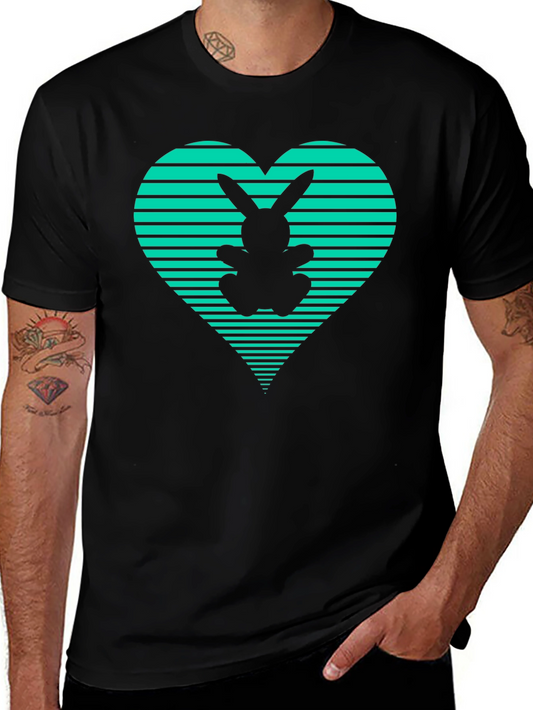 Heart Bunny Graphic Tee