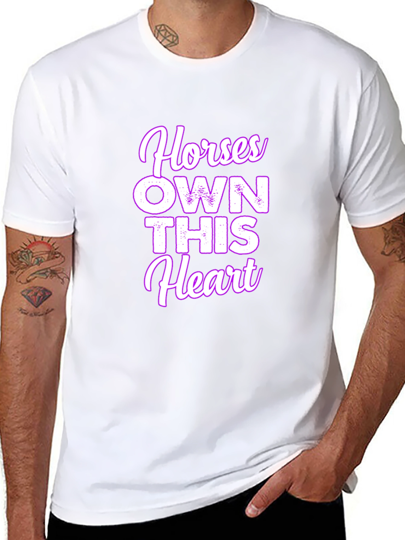 Horses Own This Heart Graphic Tee