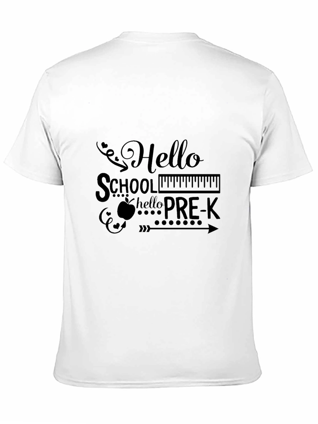 Hello Pre-K Graphic Tee - Back to School Shirt