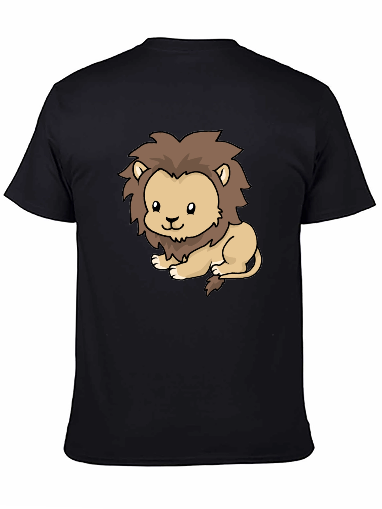 Cute Cartoon Lion Graphic Tee