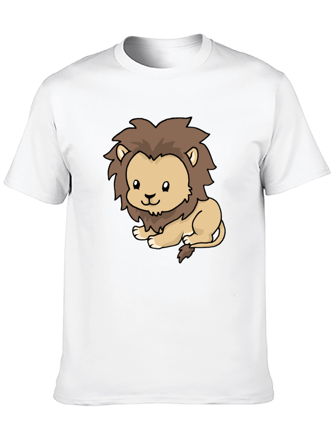 Cute Cartoon Lion Graphic Tee