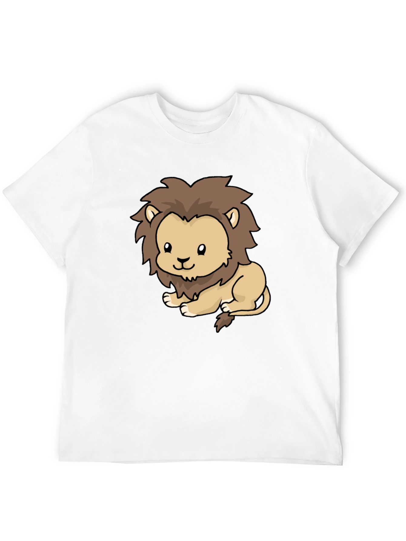 Cute Cartoon Lion Graphic Tee