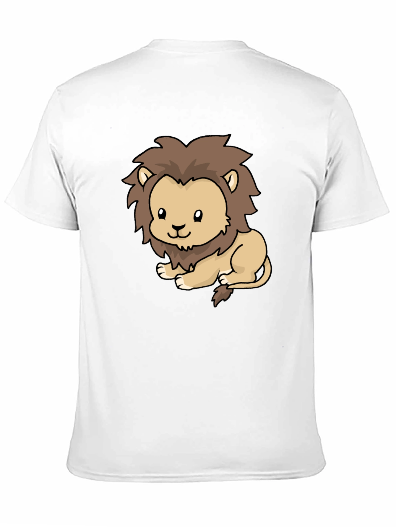 Cute Cartoon Lion Graphic Tee